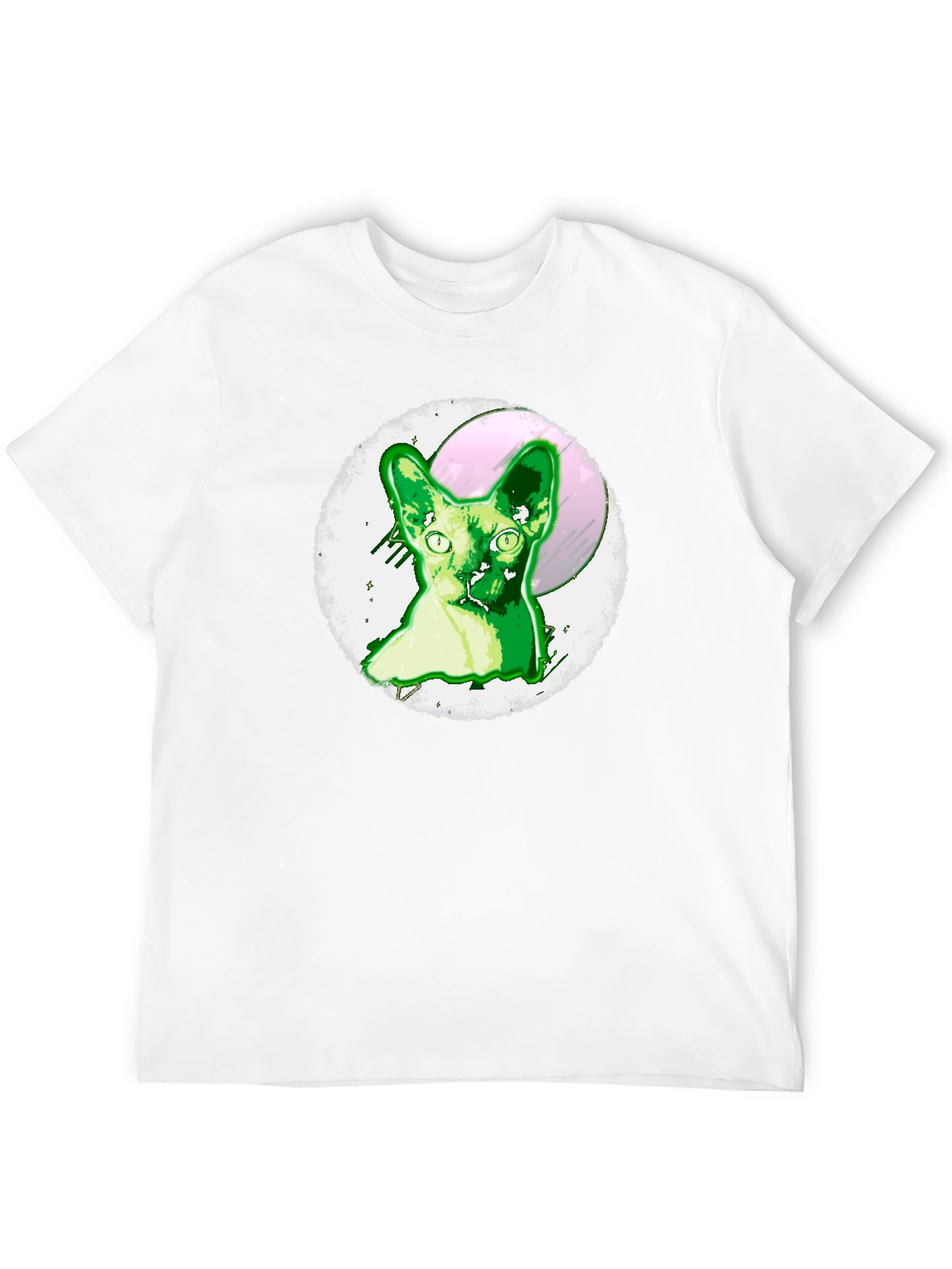 Sphynx Cat Graphic Tee - Unique Design