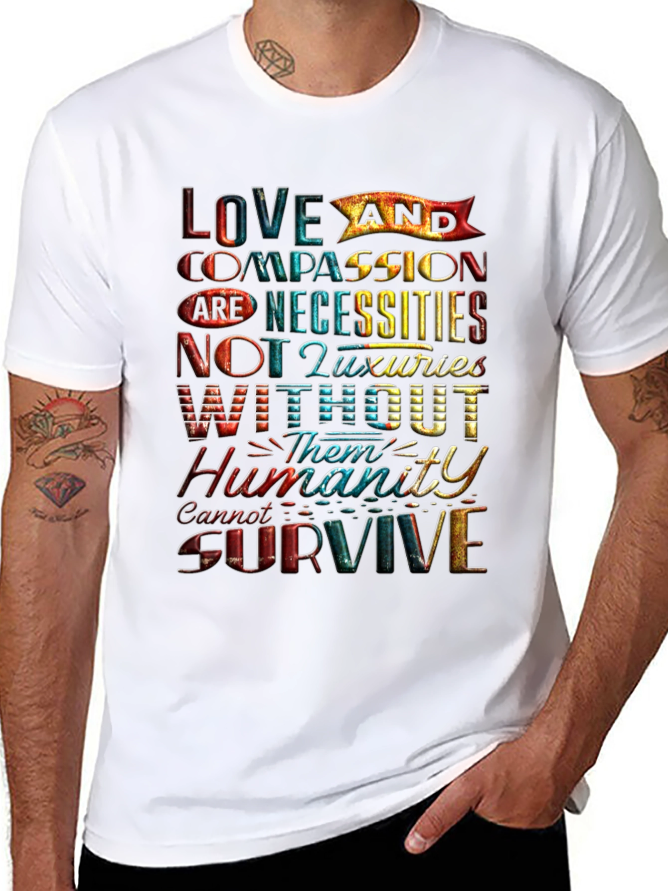 Love and Compassion Graphic T-Shirt