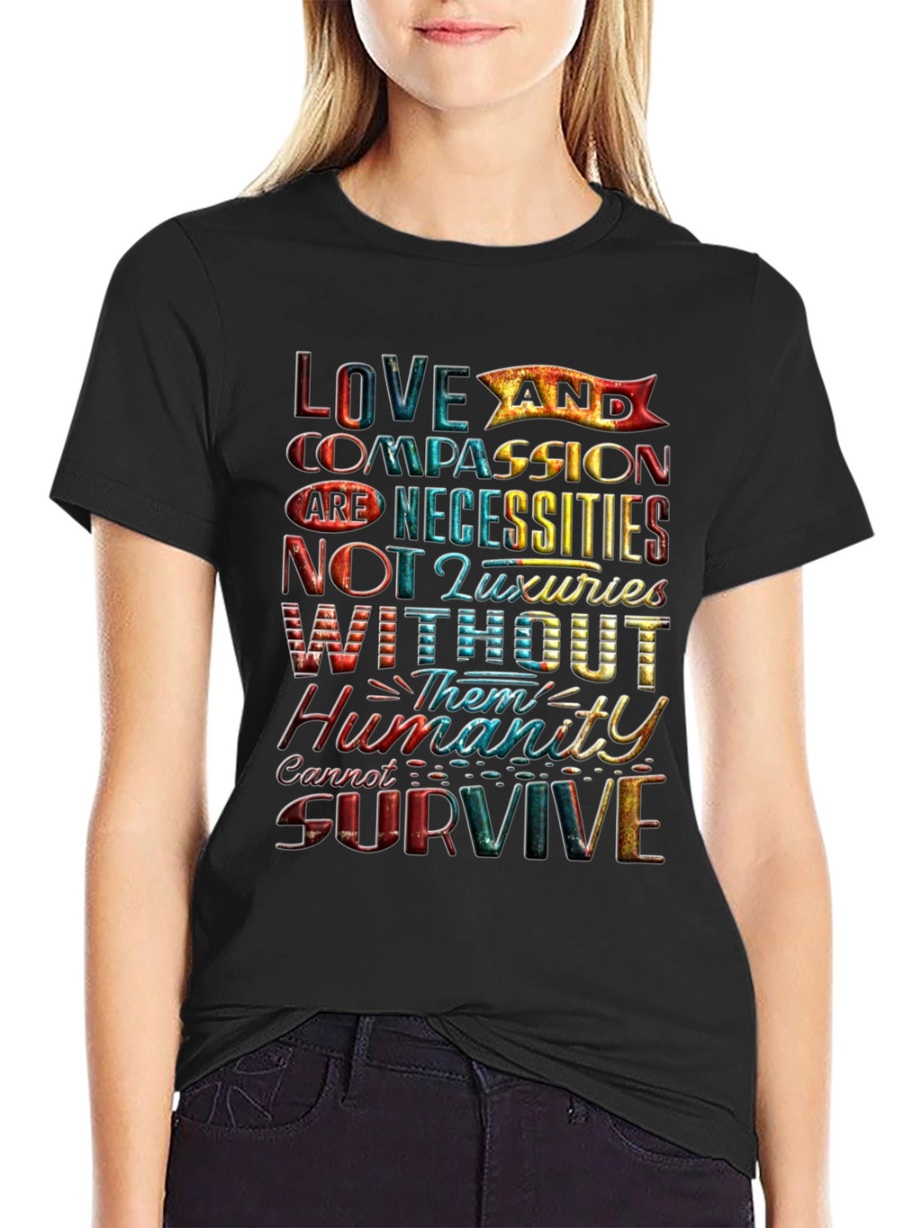 Love and Compassion Graphic T-Shirt
