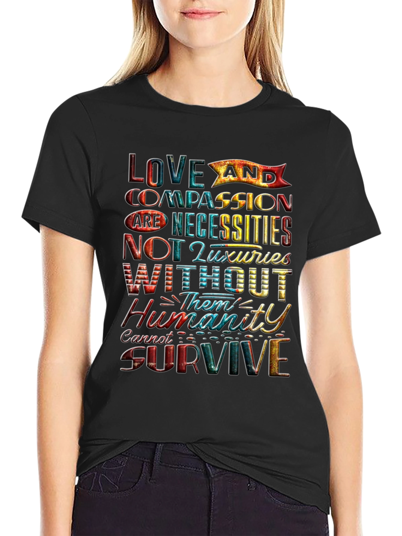 Love and Compassion Graphic T-Shirt