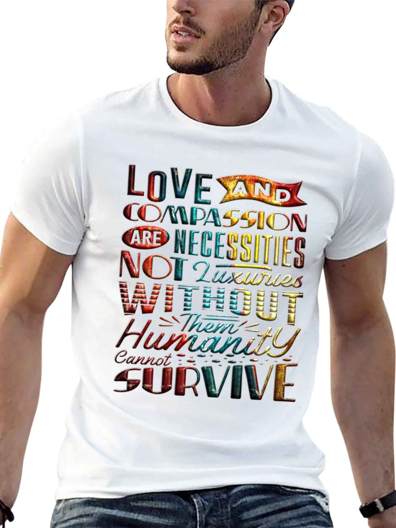 Love and Compassion Graphic T-Shirt