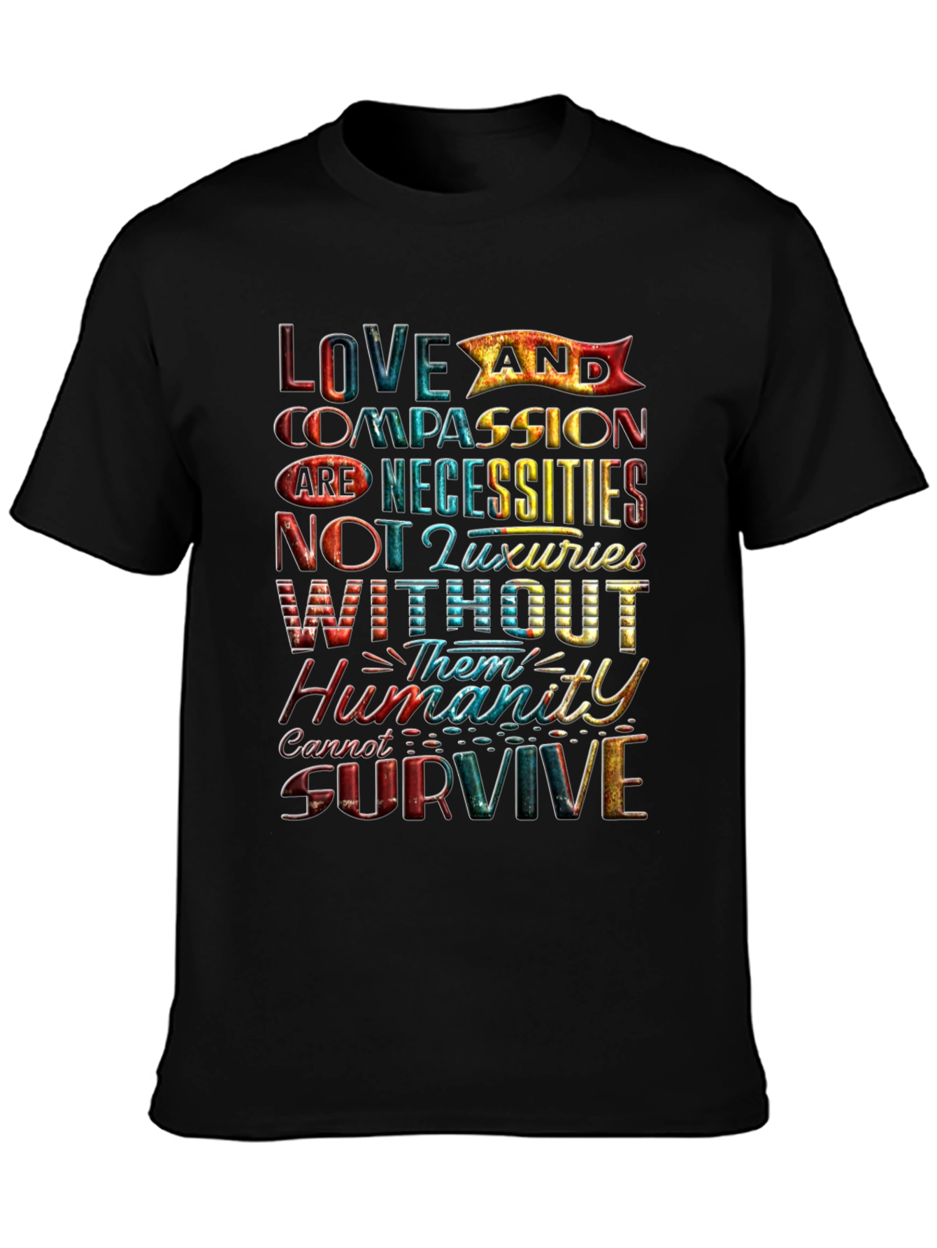 Love and Compassion Graphic T-Shirt