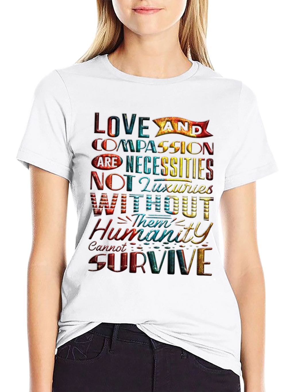 Love and Compassion Graphic T-Shirt