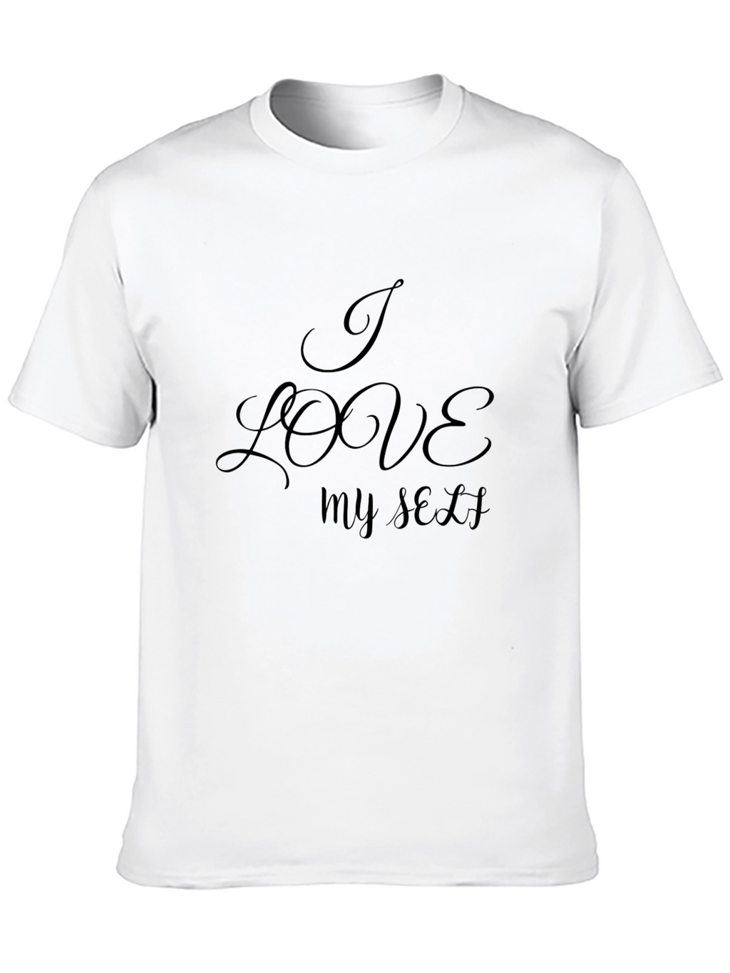 I Love Myself Black Graphic Tee