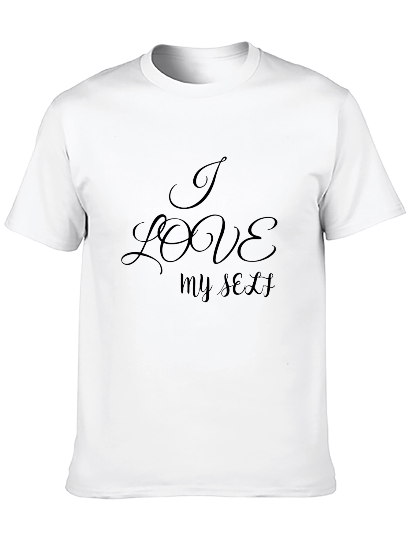 I Love Myself Black Graphic Tee