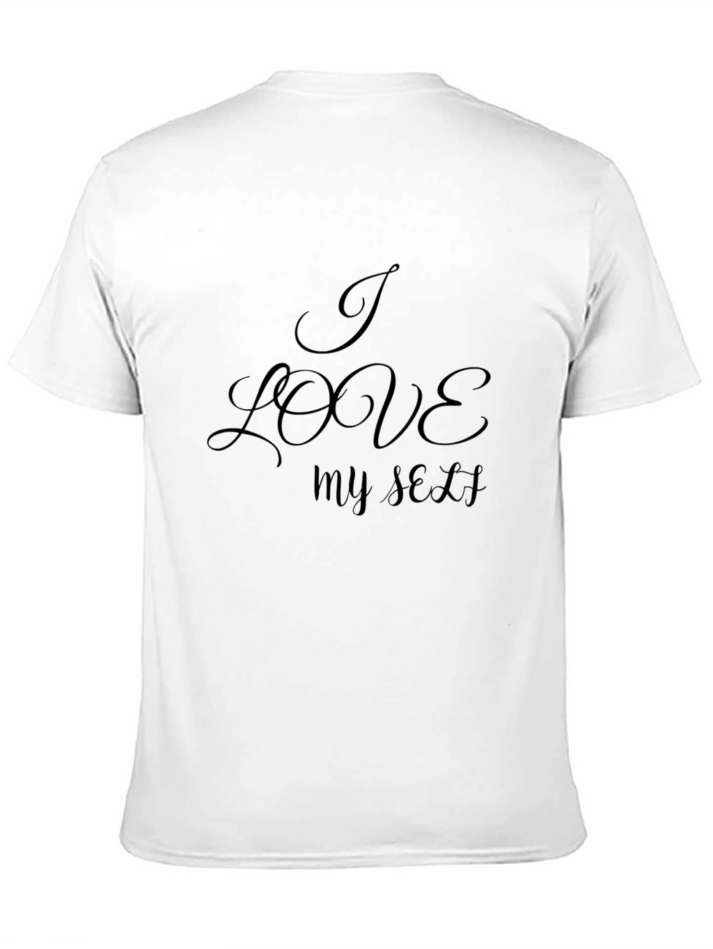 I Love Myself Black Graphic Tee