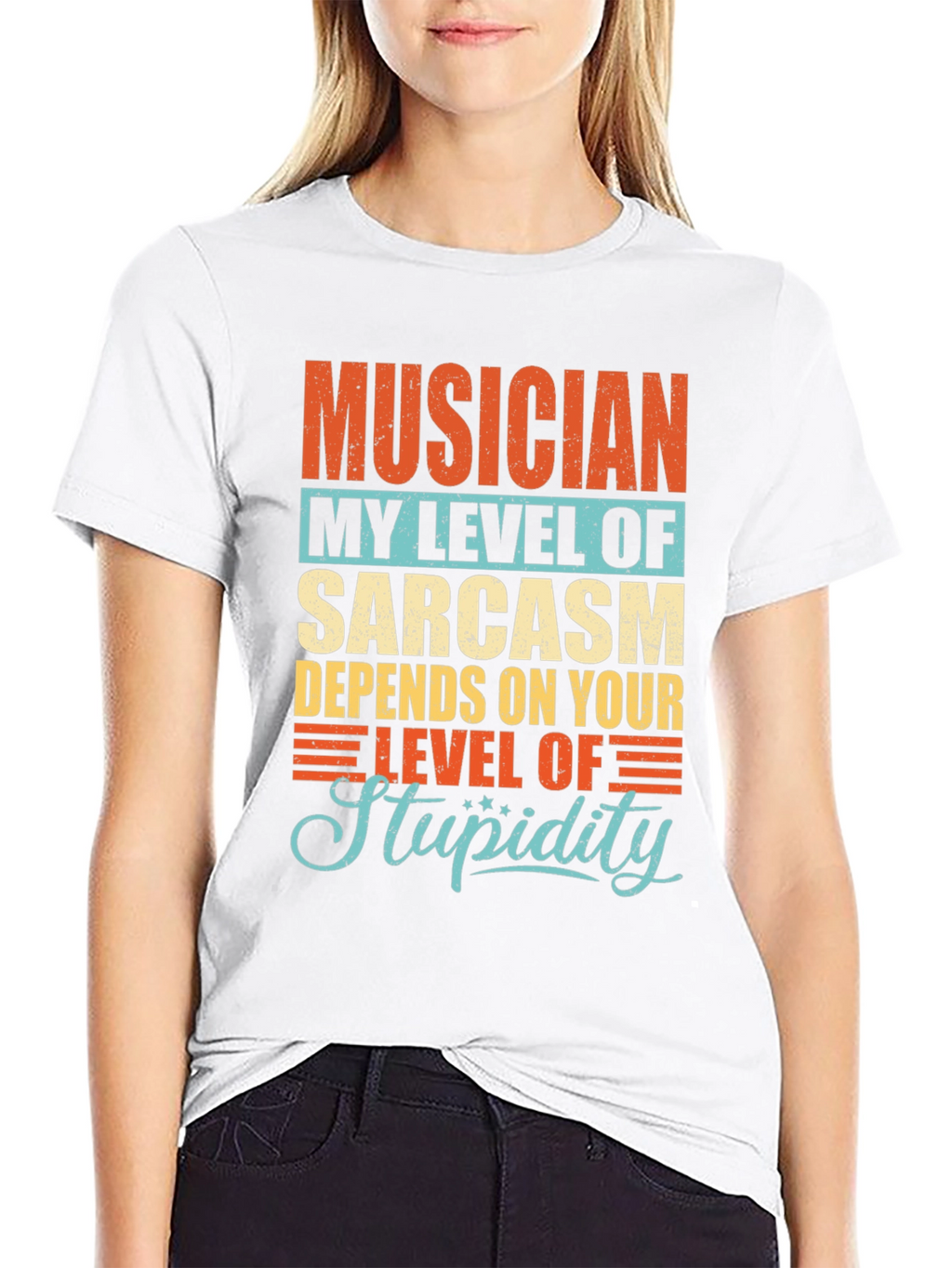 Musician Sarcasm Level Graphic T-Shirt