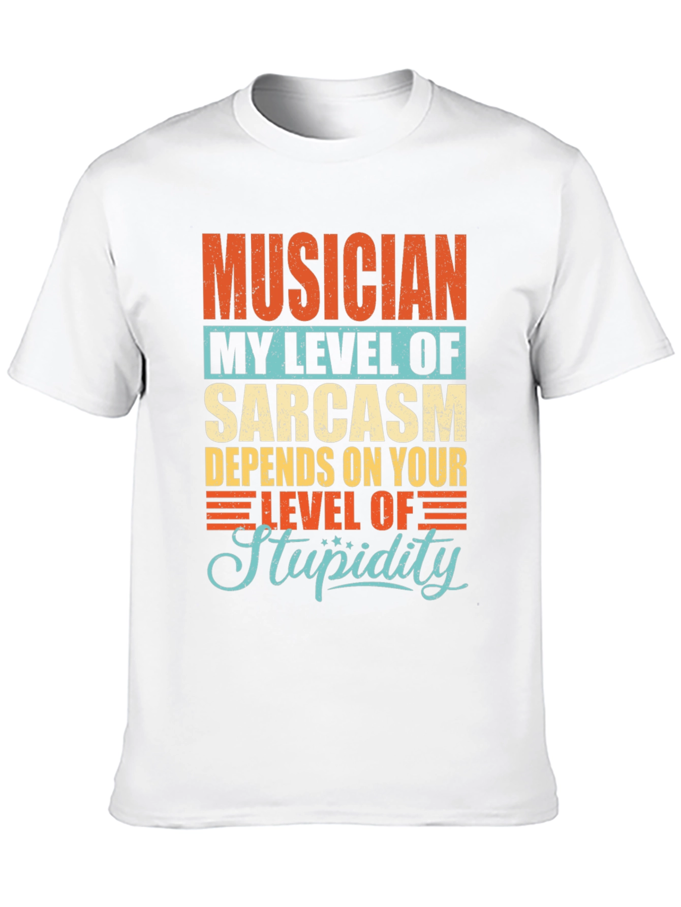 Musician Sarcasm Level Graphic T-Shirt