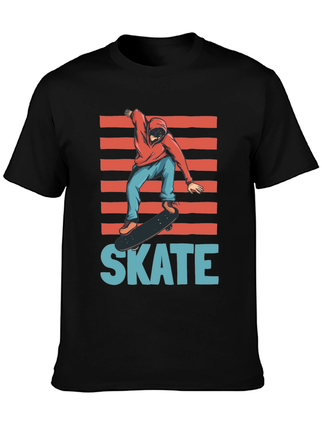 Skateboarding Graphic Tee - Cool Casual Style