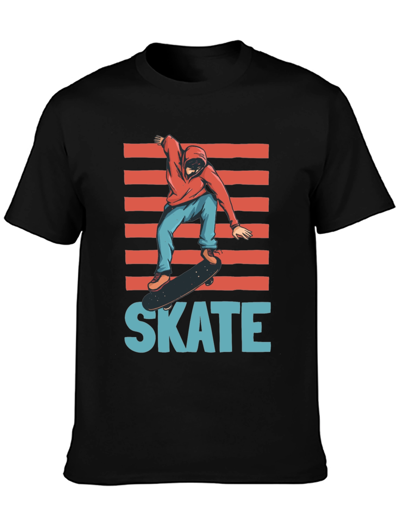 Skateboarding Graphic Tee - Cool Casual Style