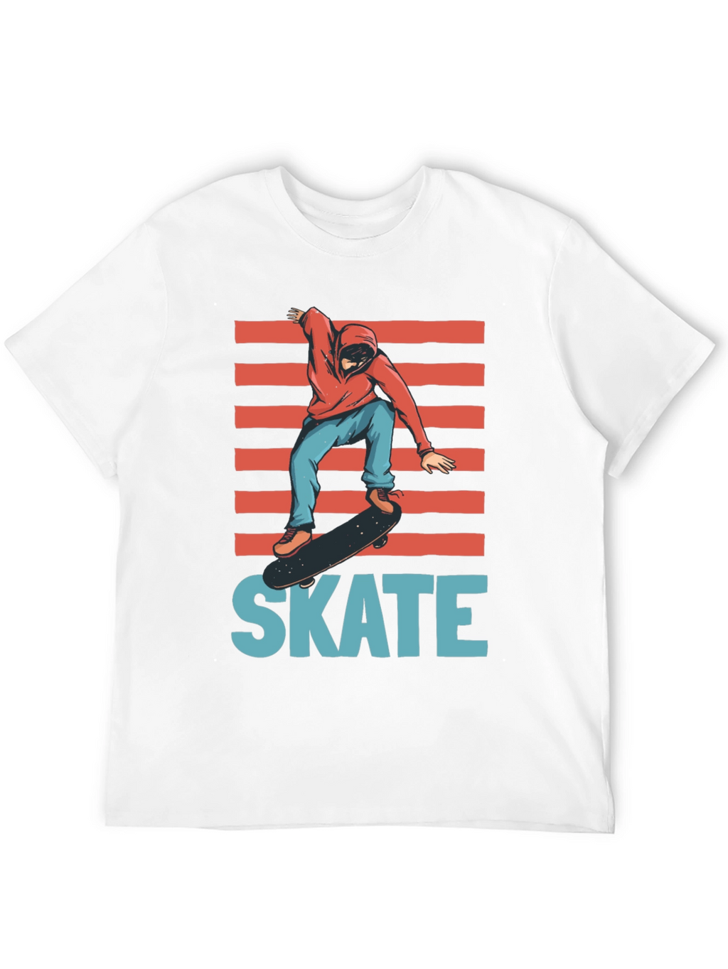 Skateboarding Graphic Tee - Cool Casual Style