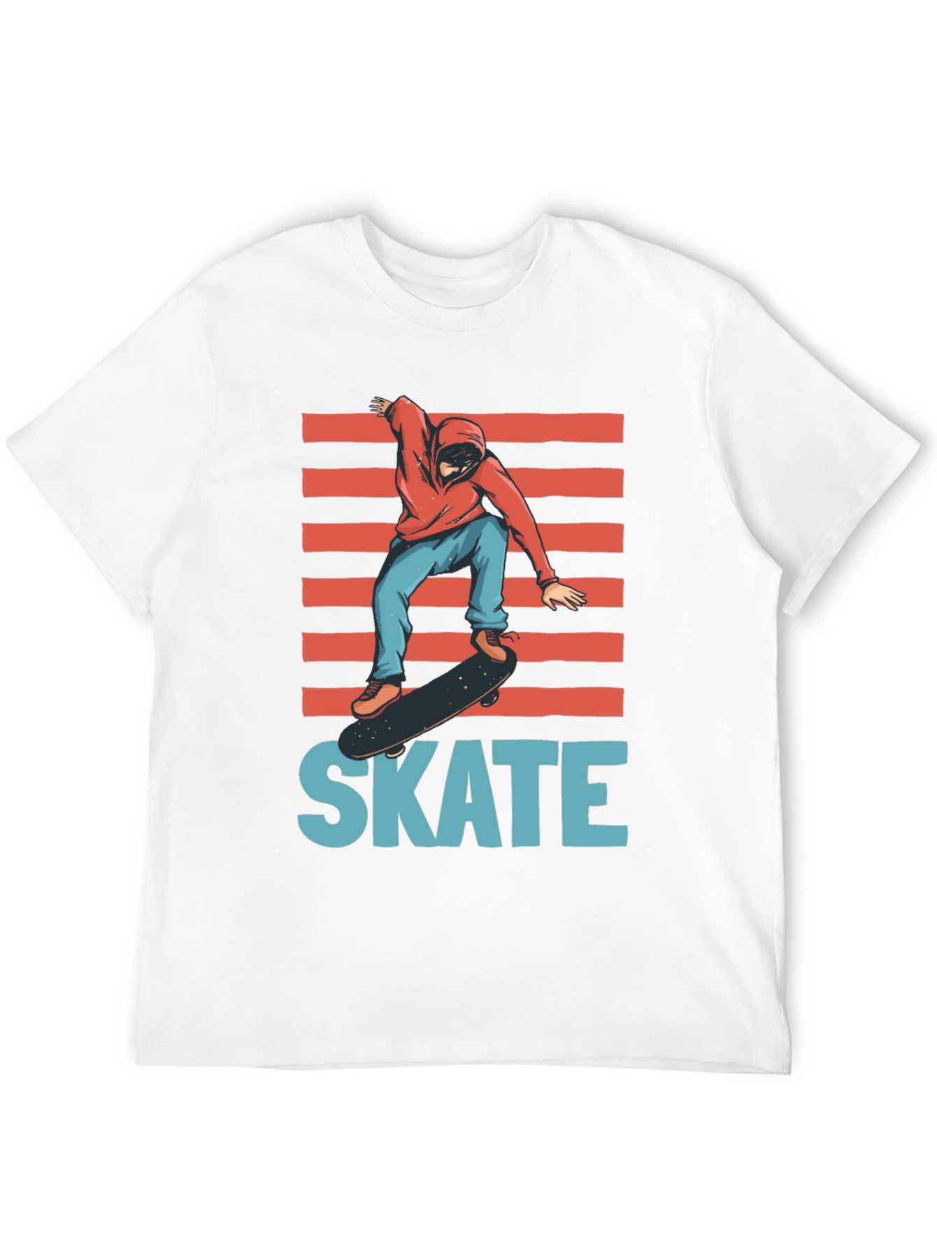 Skateboarding Graphic Tee - Cool Casual Style