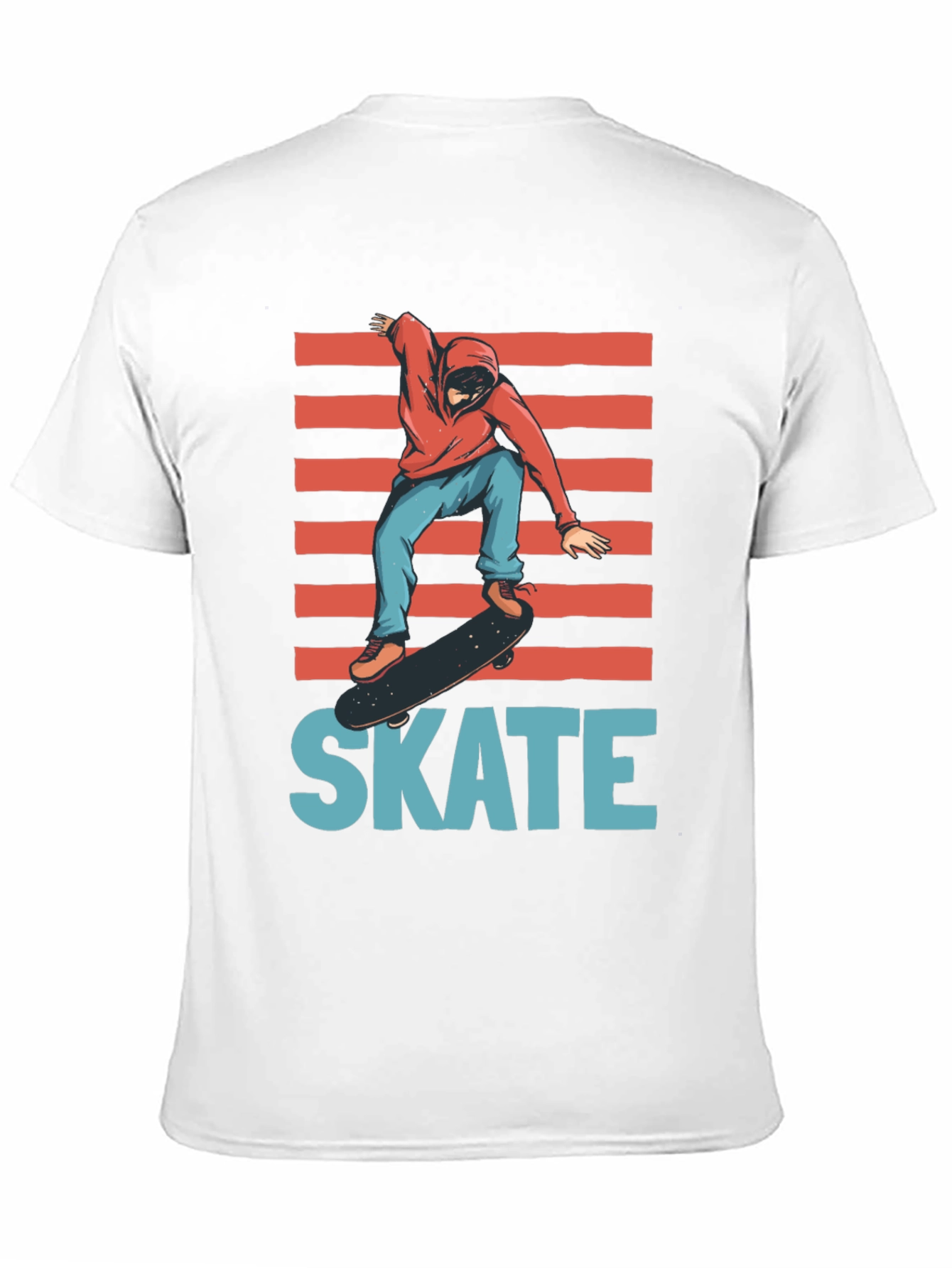 Skateboarding Graphic Tee - Cool Casual Style