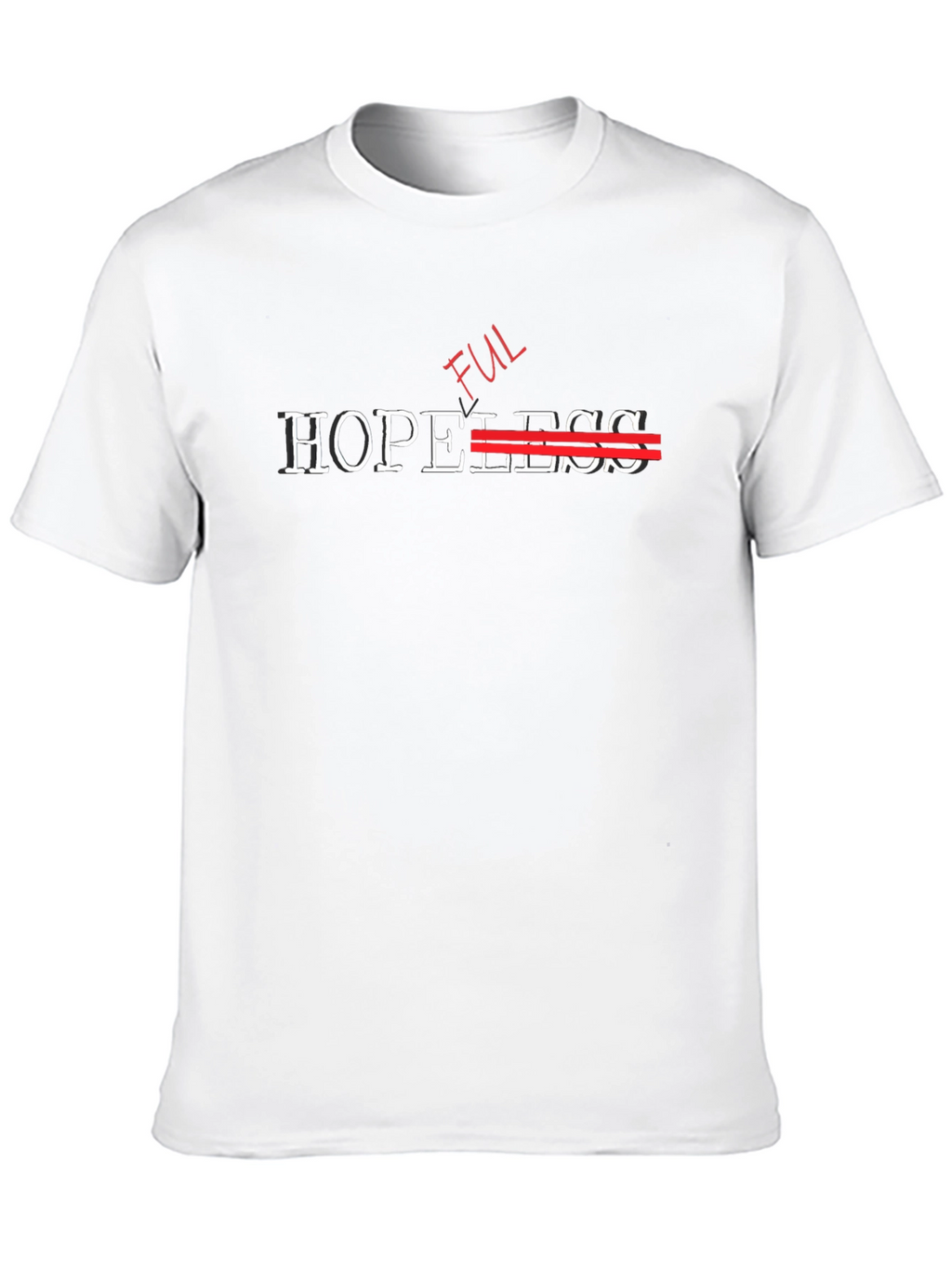 Hopeful T-Shirt - Mens Black Graphic Tee