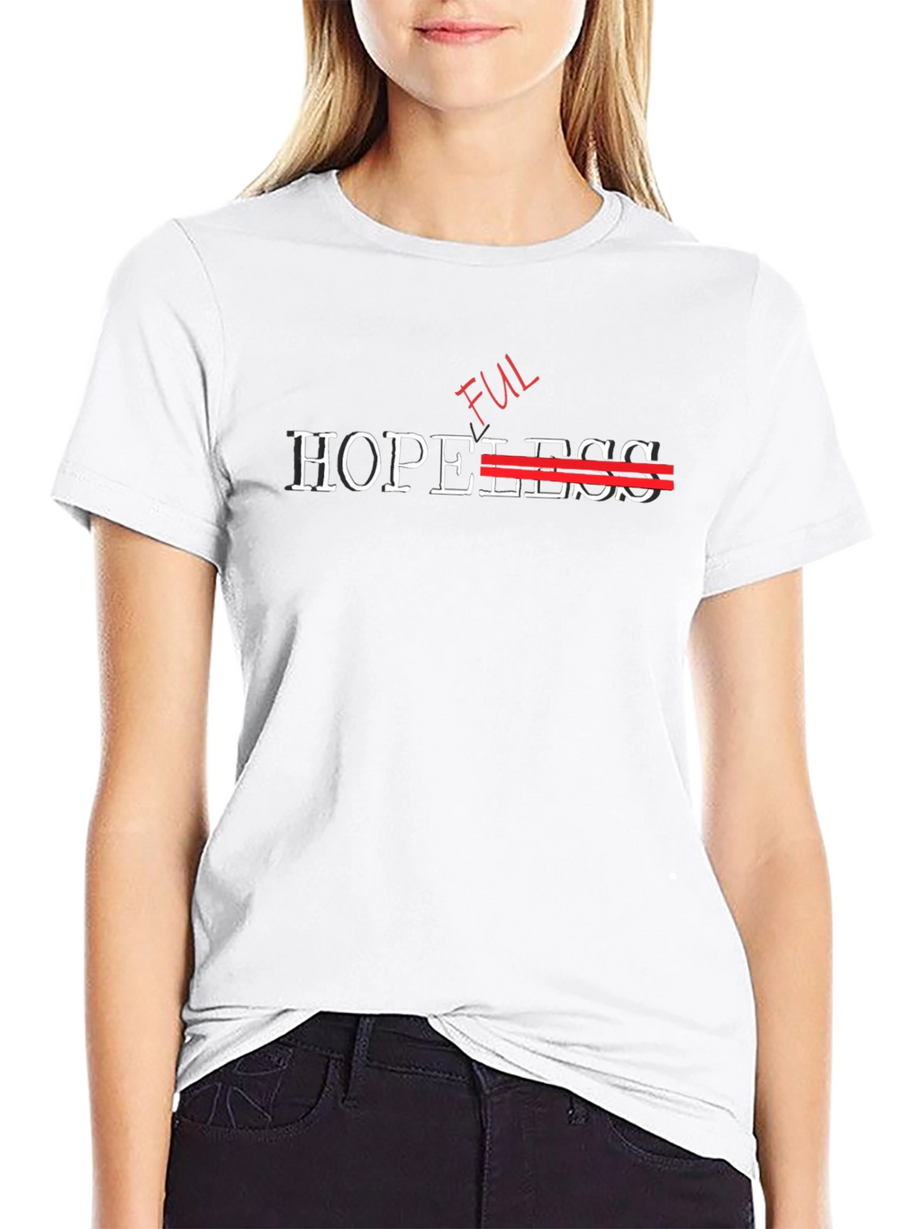 Hopeful T-Shirt - Mens Black Graphic Tee