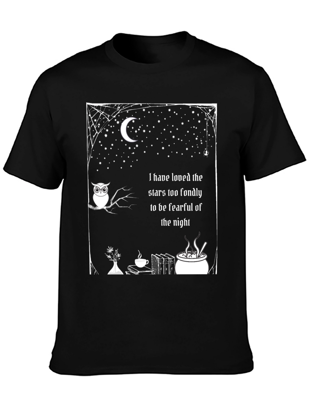 Stars Fondly T-Shirt - Owl Moon Night Book