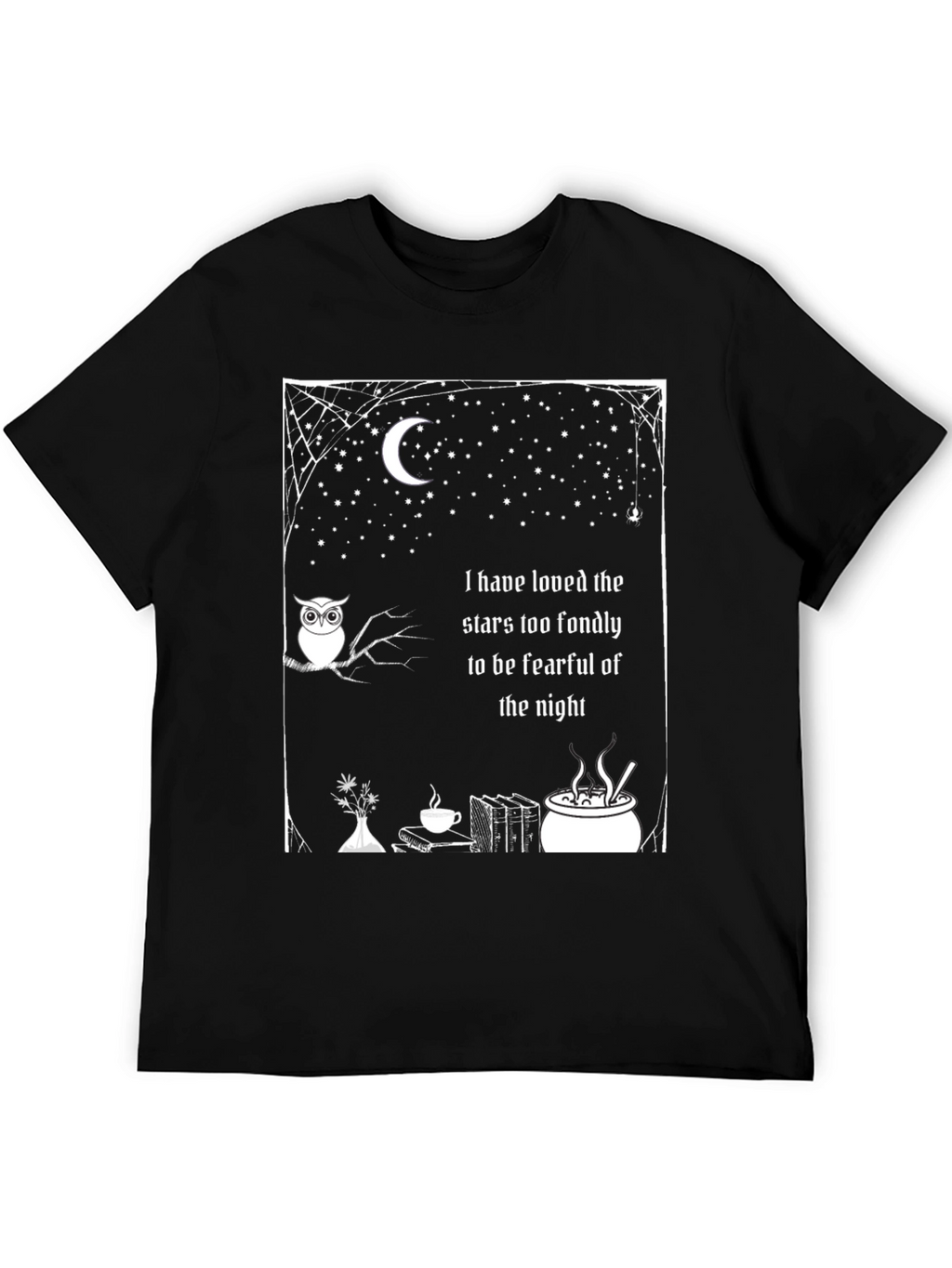 Stars Fondly T-Shirt - Owl Moon Night Book