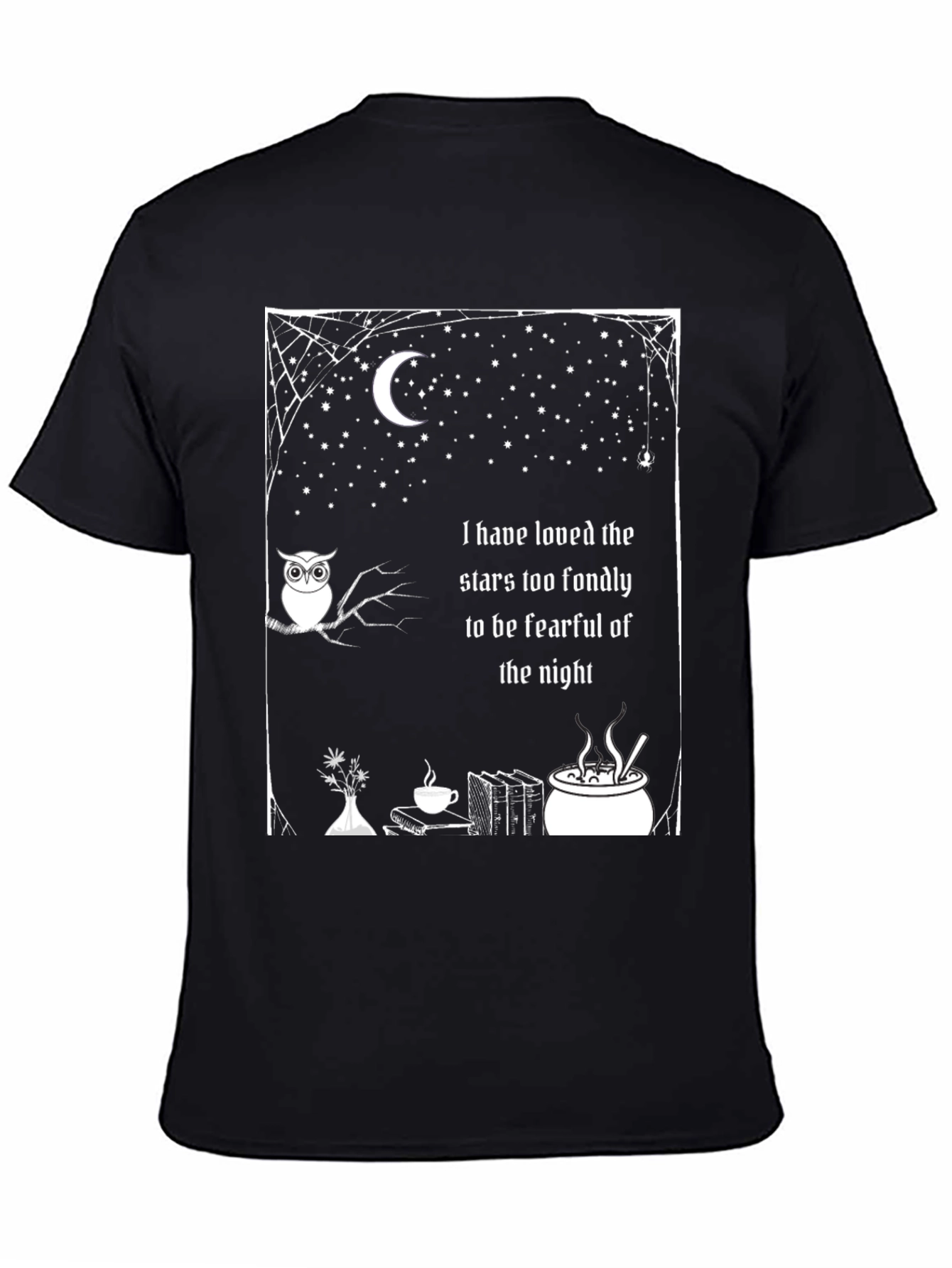 Stars Fondly T-Shirt - Owl Moon Night Book