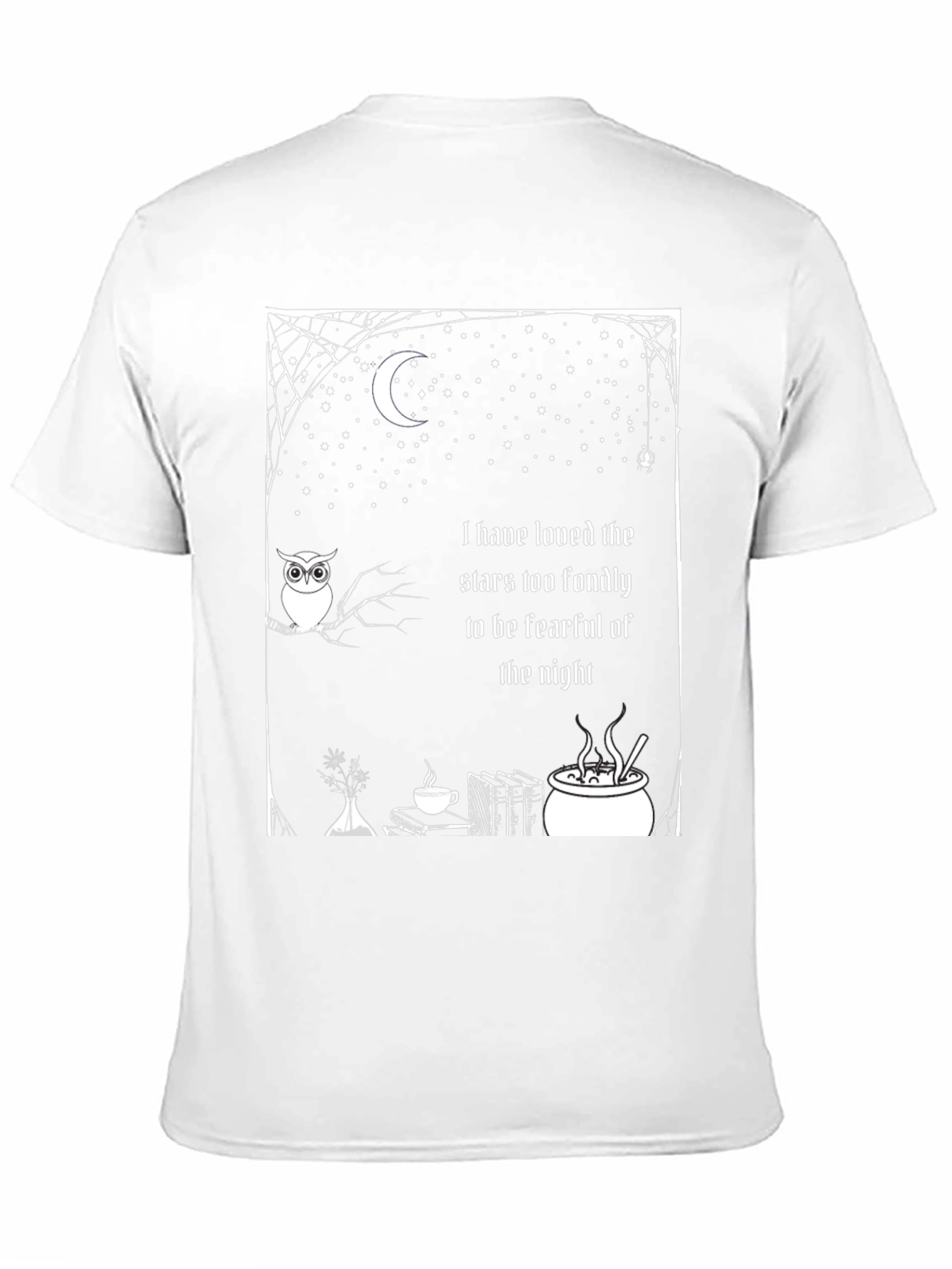 Stars Fondly T-Shirt - Owl Moon Night Book