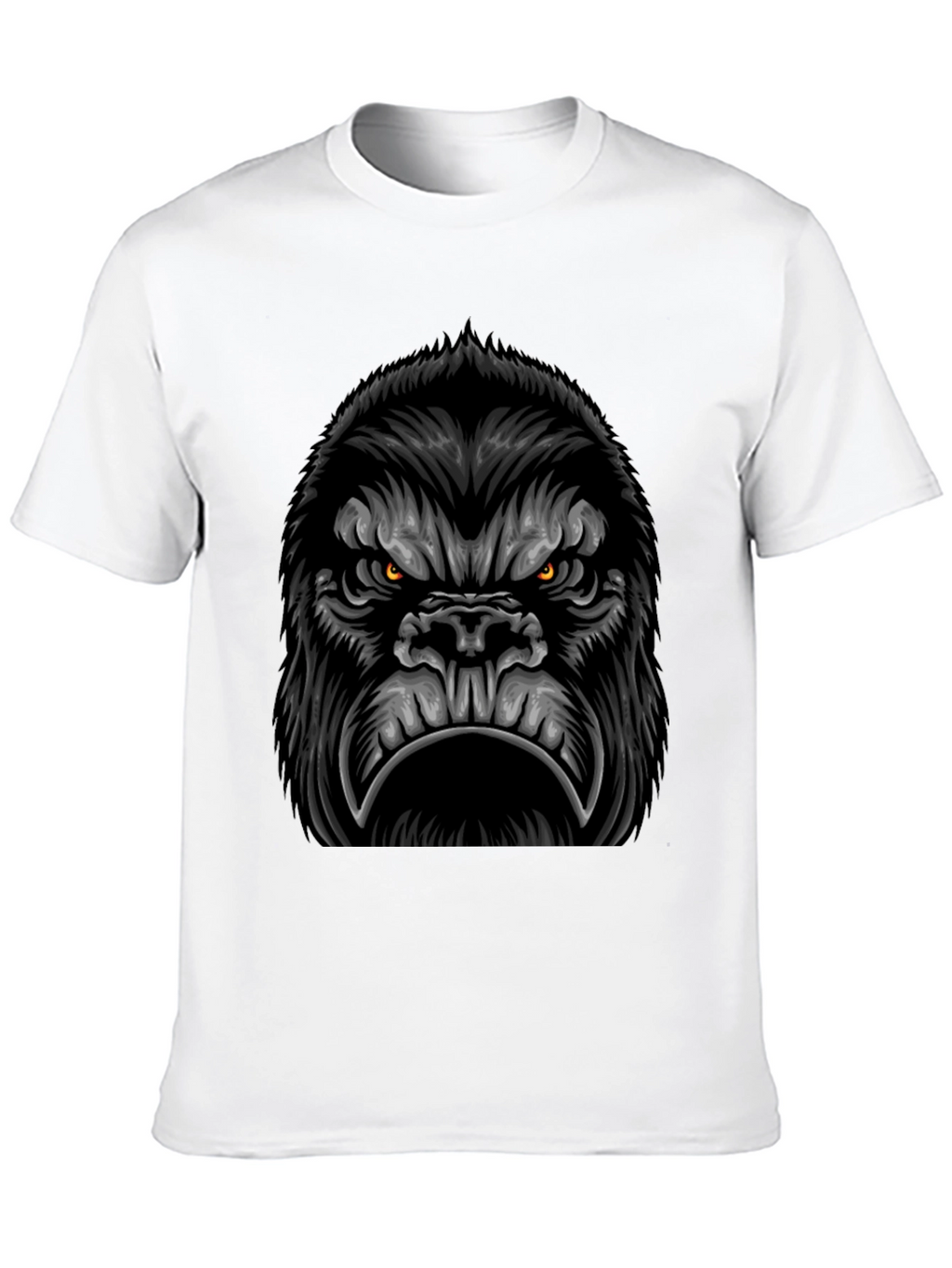 Gorilla Graphic Black T-Shirt - Mens Cool Tee