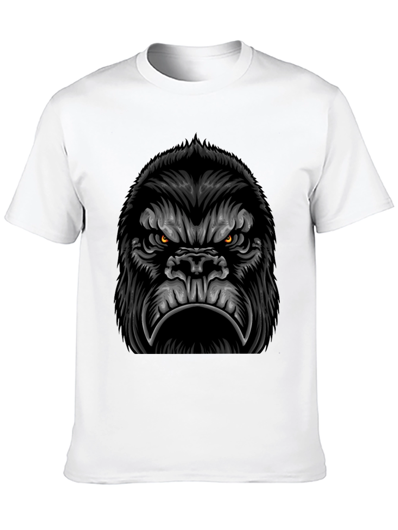 Gorilla Graphic Black T-Shirt - Mens Cool Tee