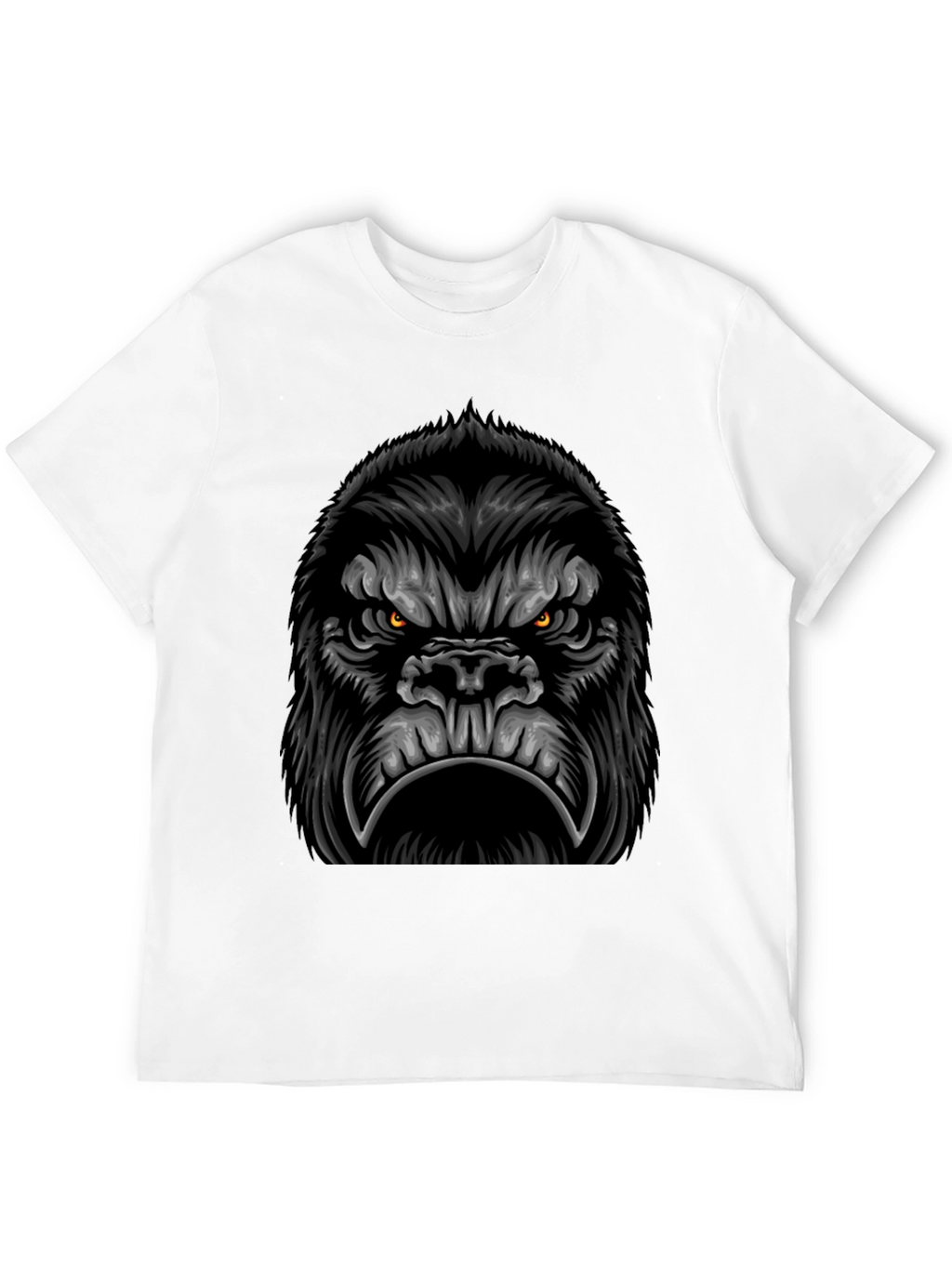 Gorilla Graphic Black T-Shirt - Mens Cool Tee