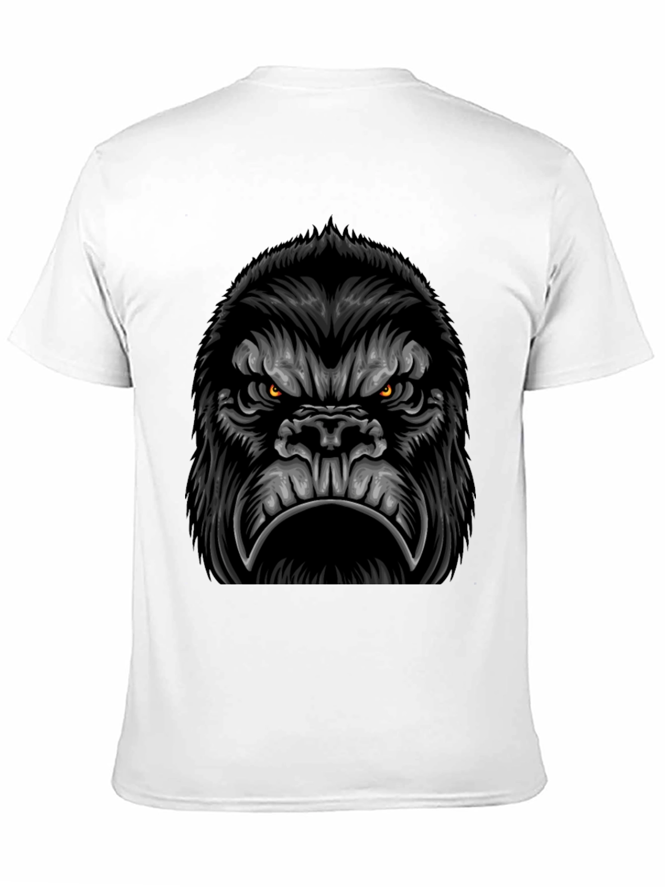 Gorilla Graphic Black T-Shirt - Mens Cool Tee