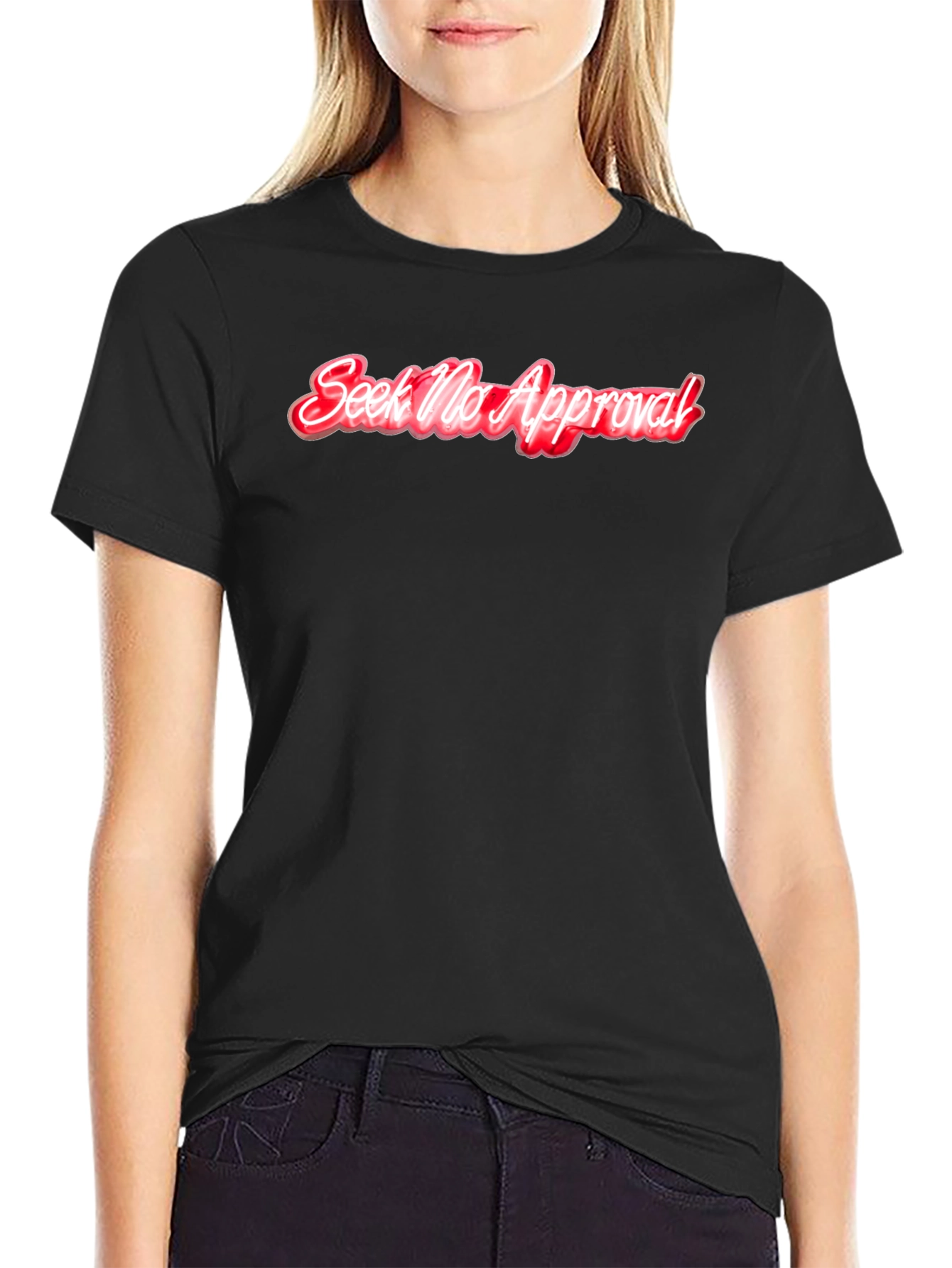 Seek No Approval T-Shirt - Edgy Graphic Tee
