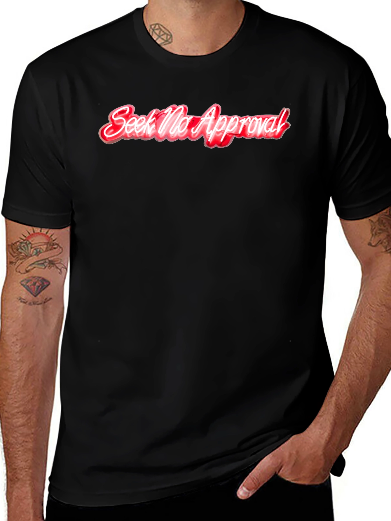 Seek No Approval T-Shirt - Edgy Graphic Tee