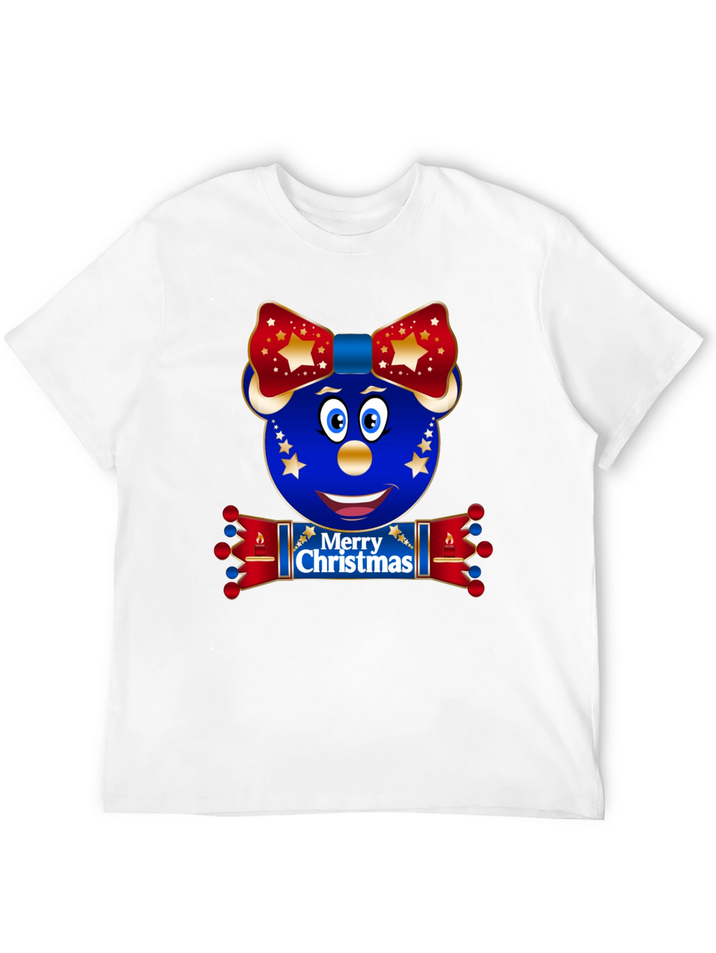 Festive Christmas Character Graphic T-Shirt