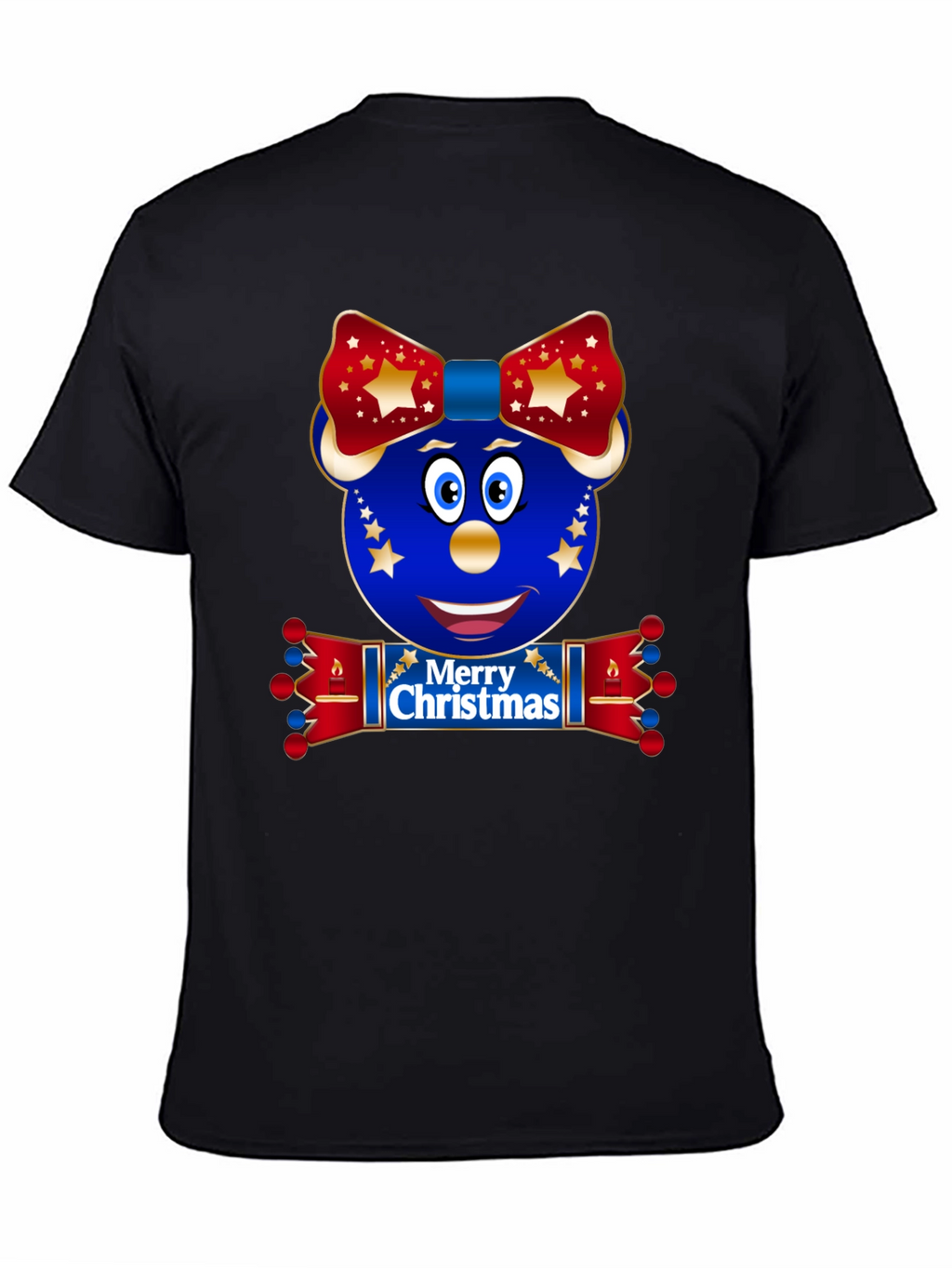 Festive Christmas Character Graphic T-Shirt