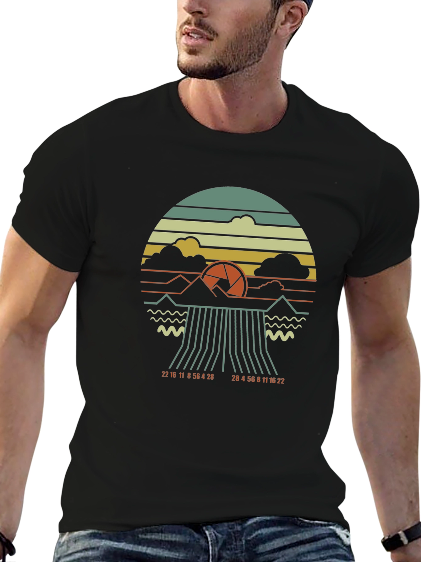 Retro Camera Aperture T-Shirt - Photography Enthusiast Tee