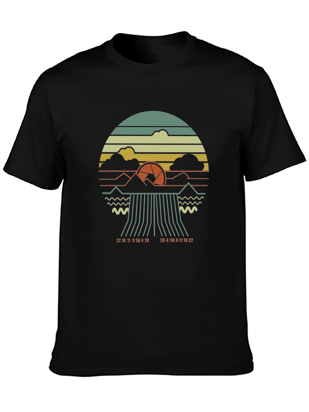Retro Camera Aperture T-Shirt - Photography Enthusiast Tee