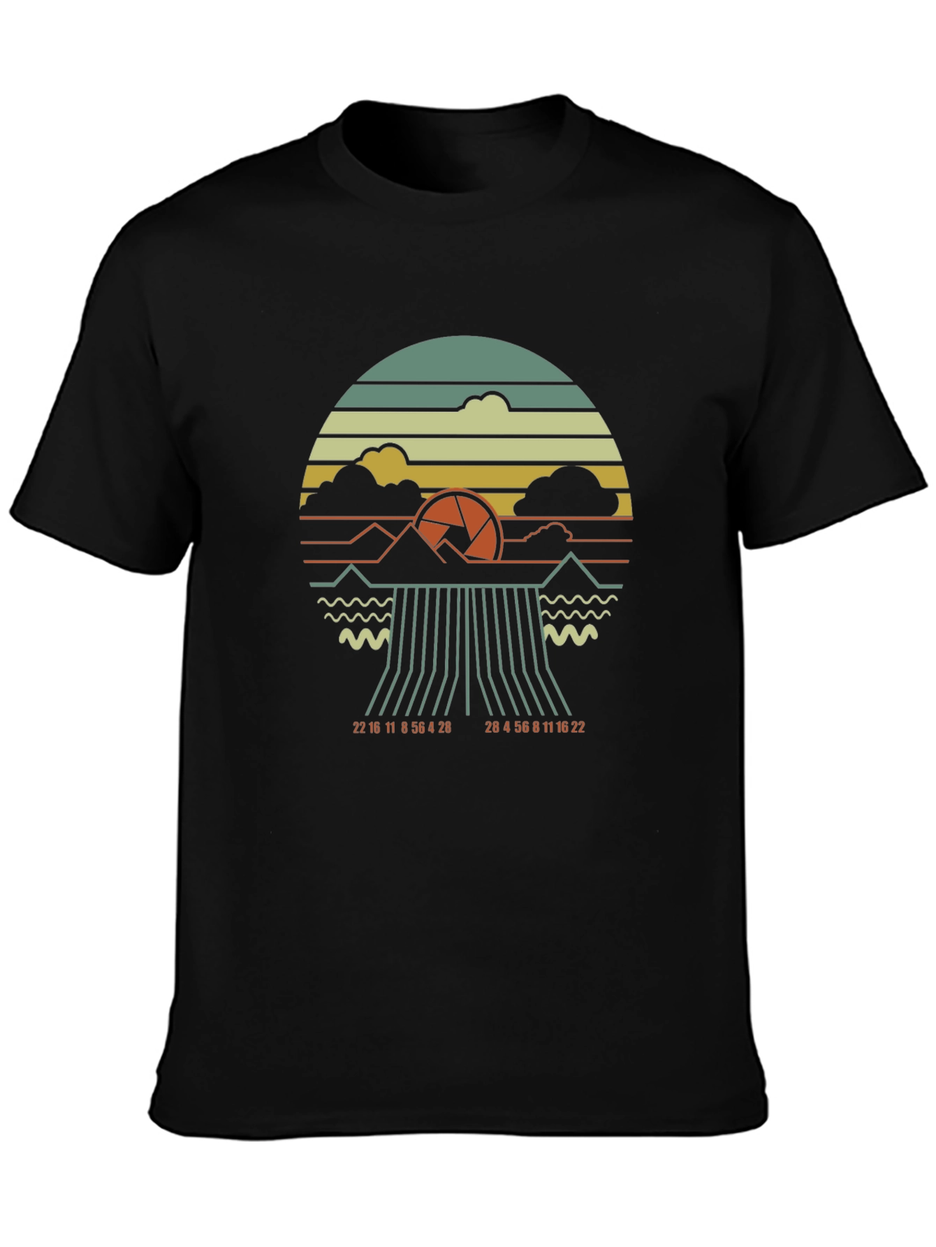 Retro Camera Aperture T-Shirt - Photography Enthusiast Tee