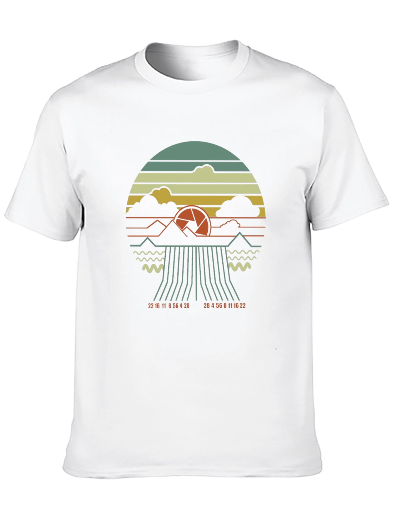 Retro Camera Aperture T-Shirt - Photography Enthusiast Tee