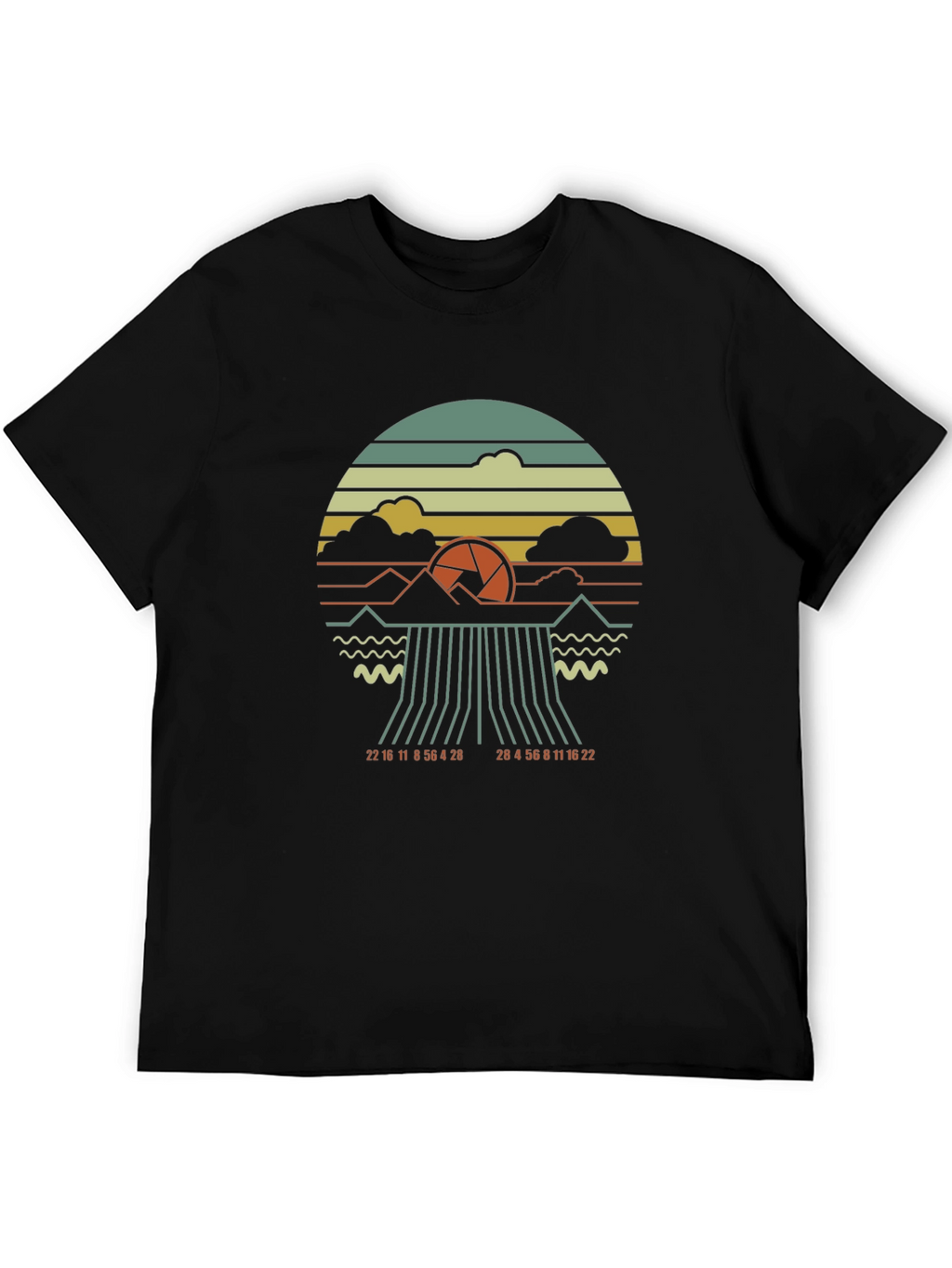 Retro Camera Aperture T-Shirt - Photography Enthusiast Tee