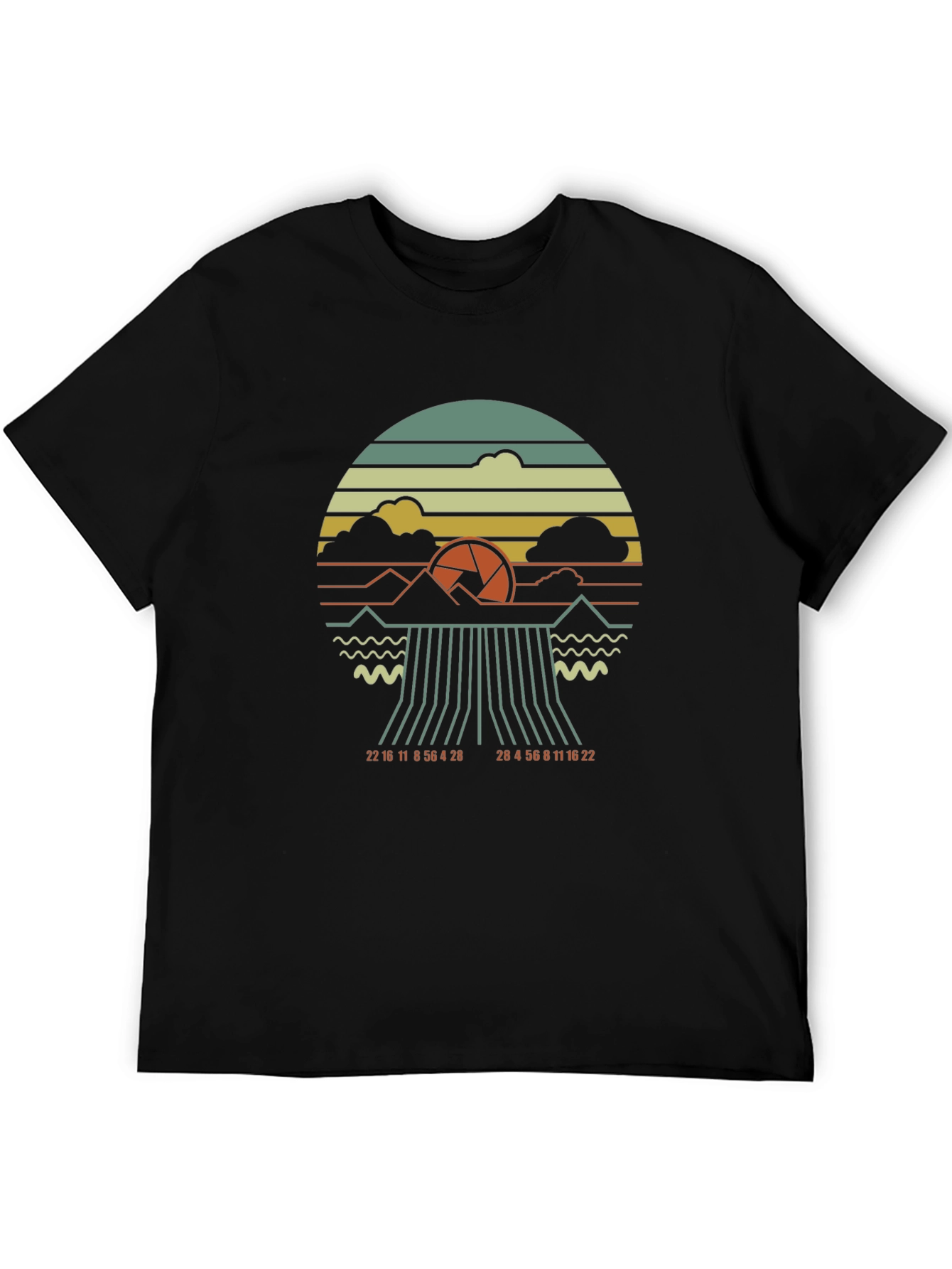 Retro Camera Aperture T-Shirt - Photography Enthusiast Tee