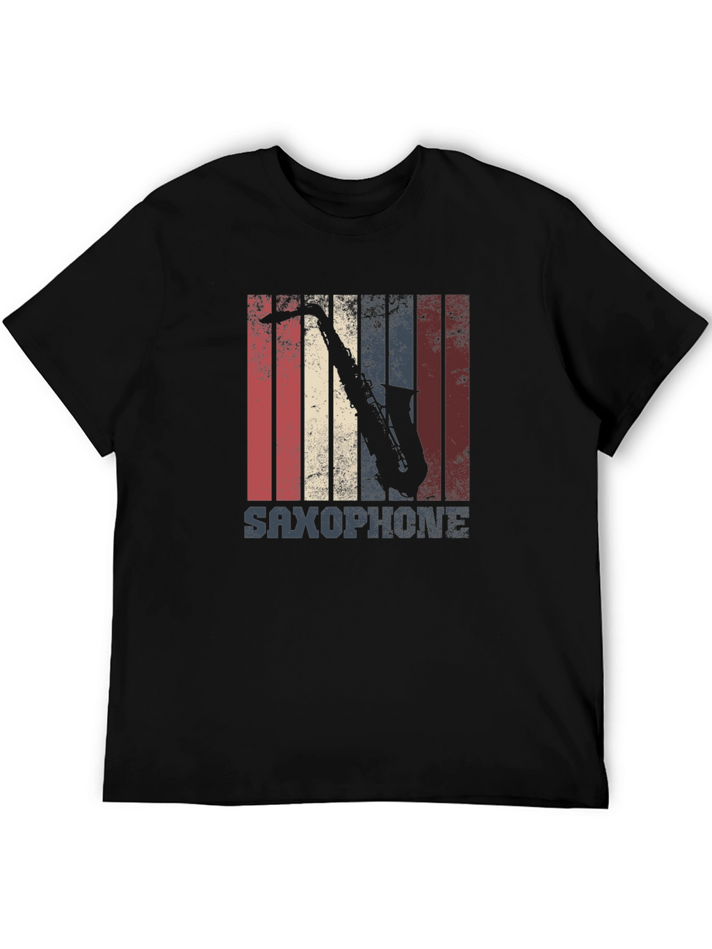 Saxophone Retro Style Graphic T-Shirt