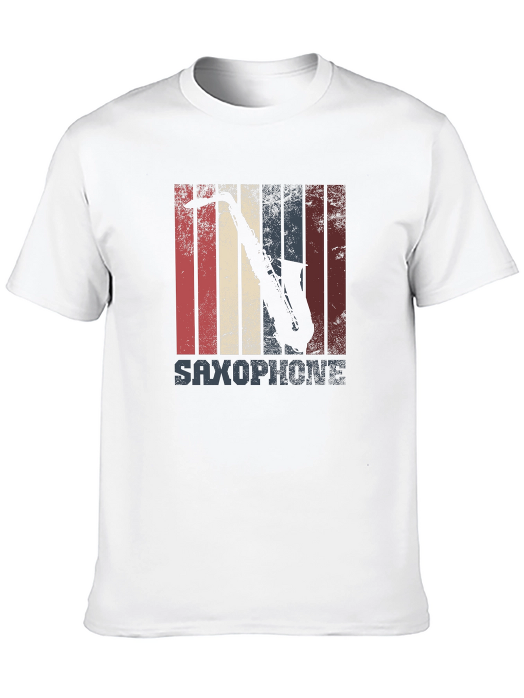 Saxophone Retro Style Graphic T-Shirt