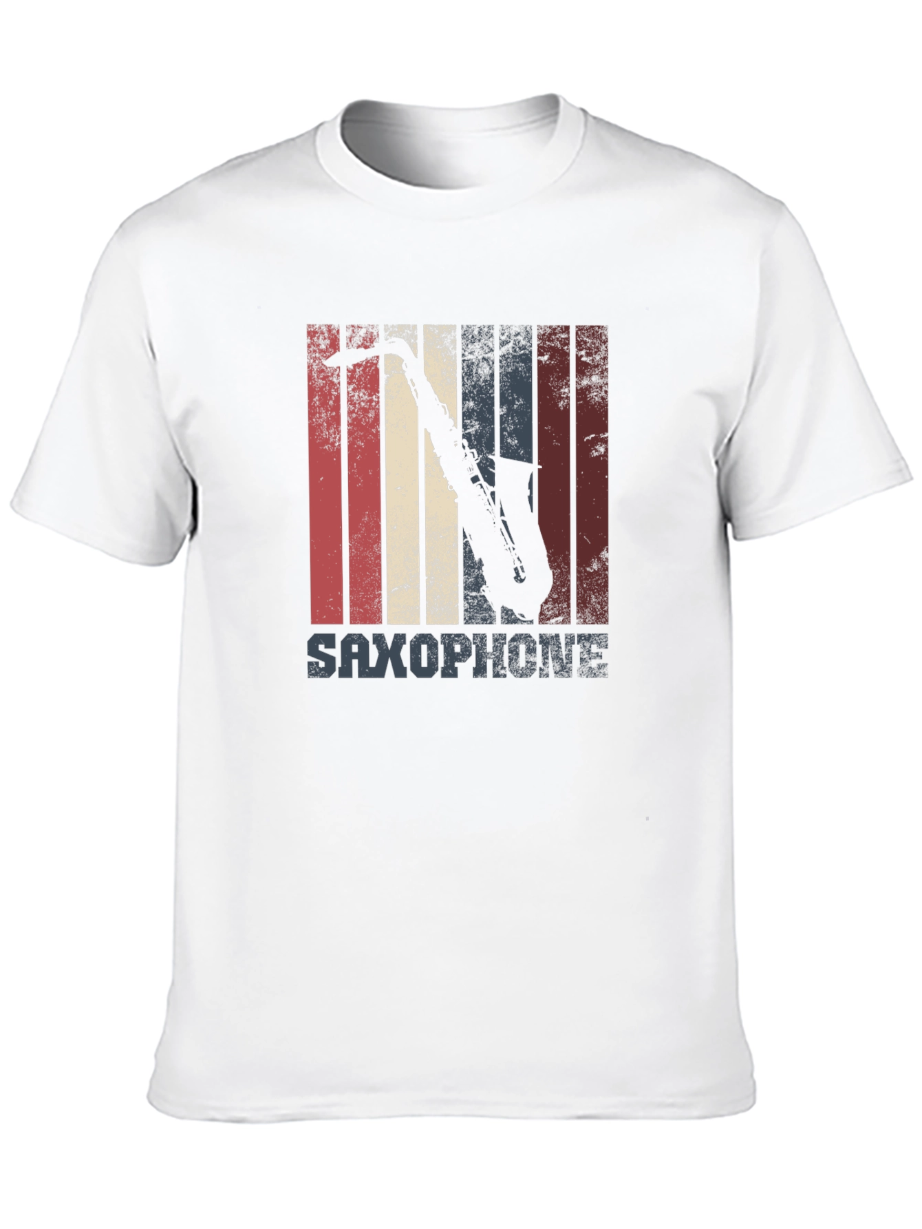 Saxophone Retro Style Graphic T-Shirt