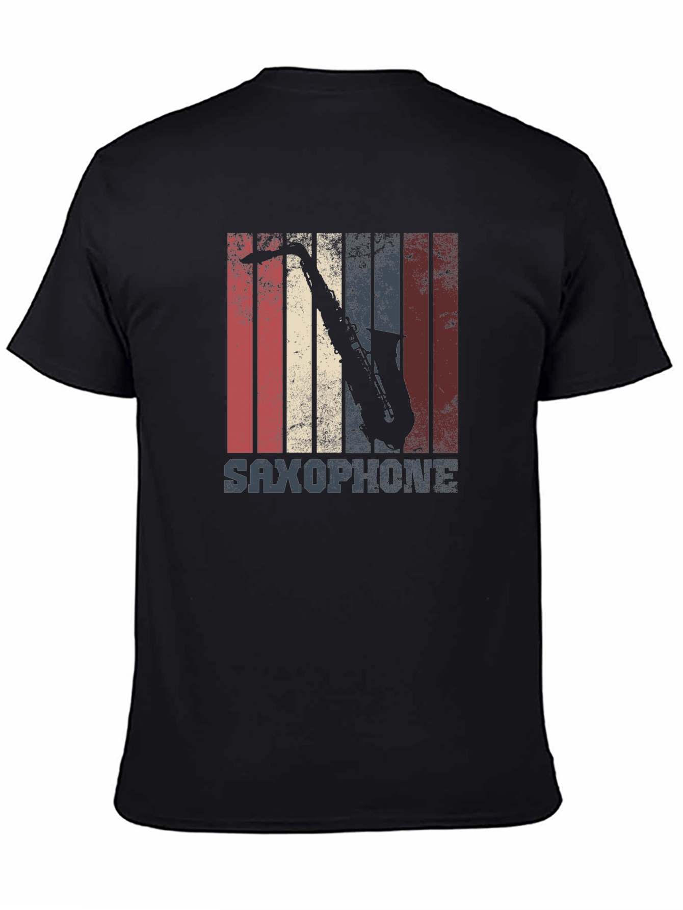 Saxophone Retro Style Graphic T-Shirt