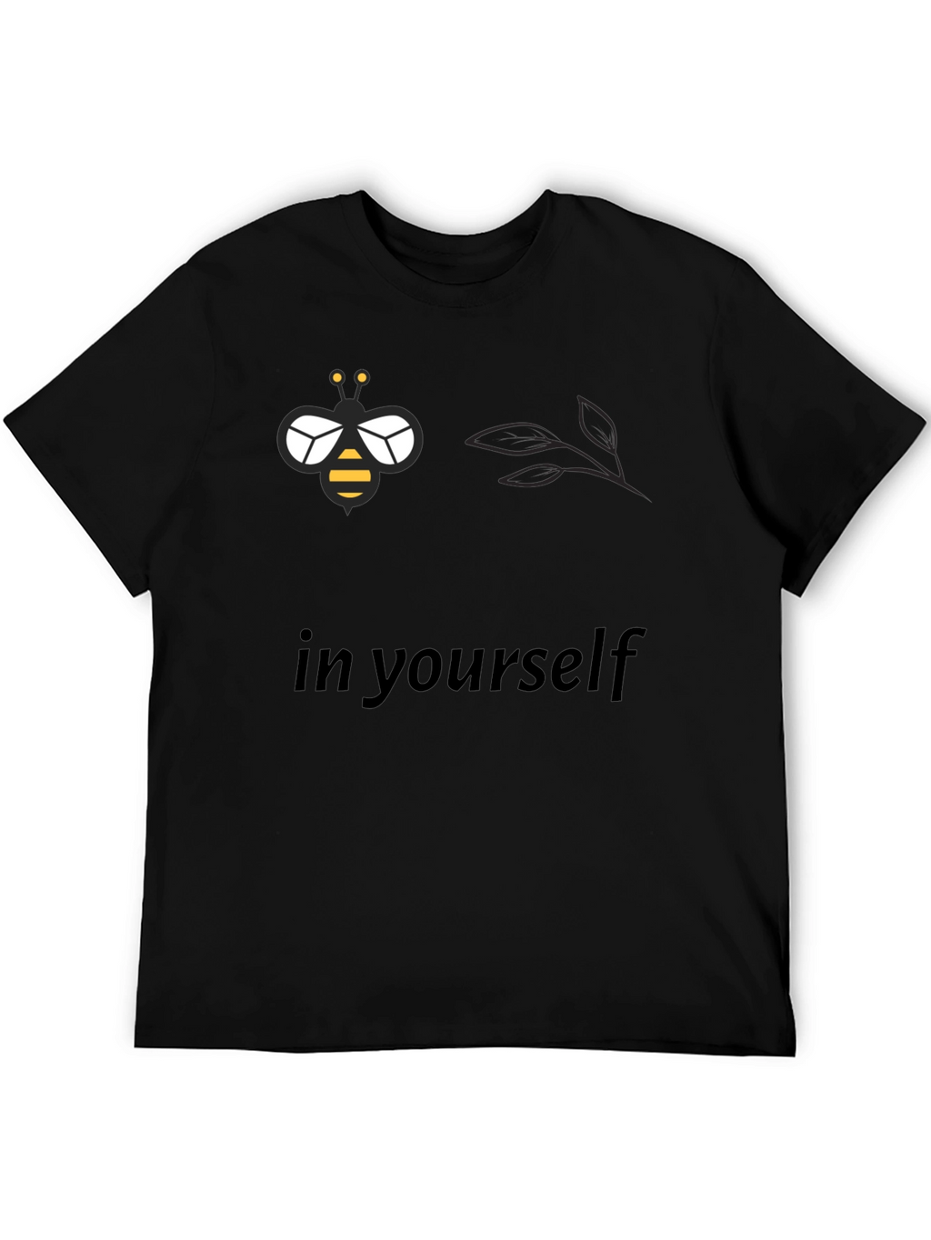 Bee Yourself Black T-Shirt
