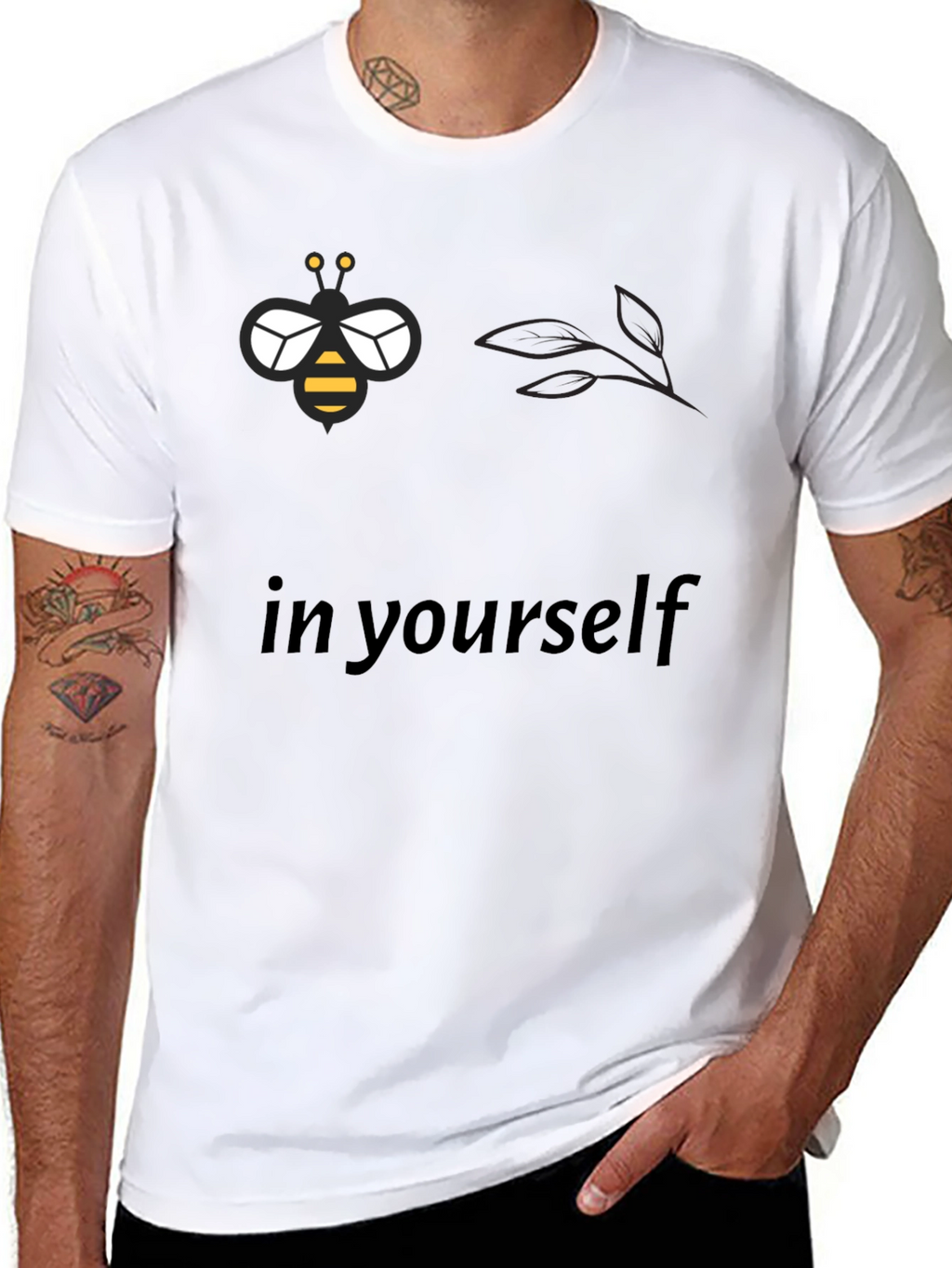 Bee Yourself Black T-Shirt