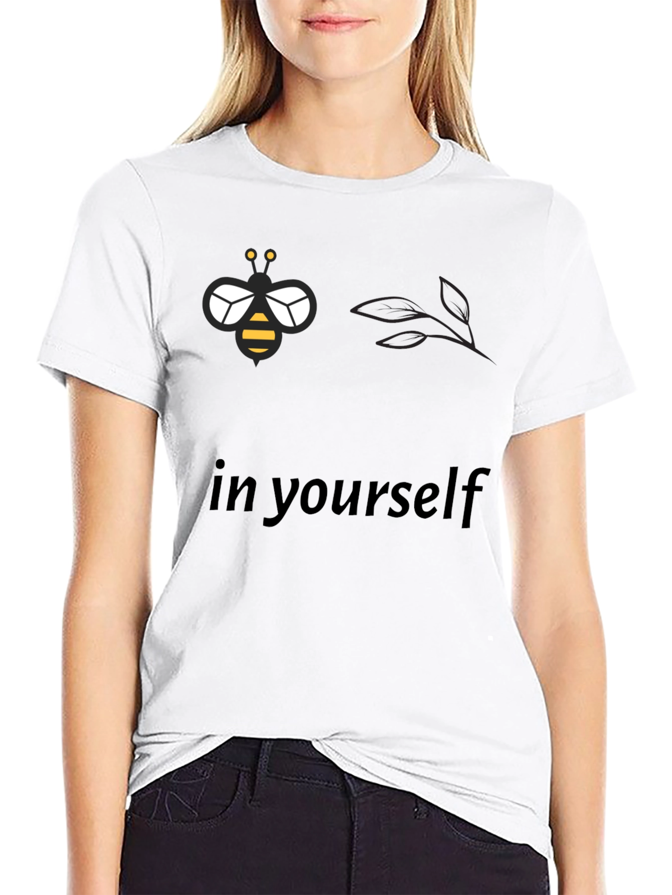 Bee Yourself Black T-Shirt