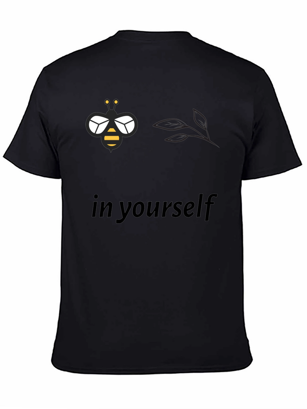Bee Yourself Black T-Shirt