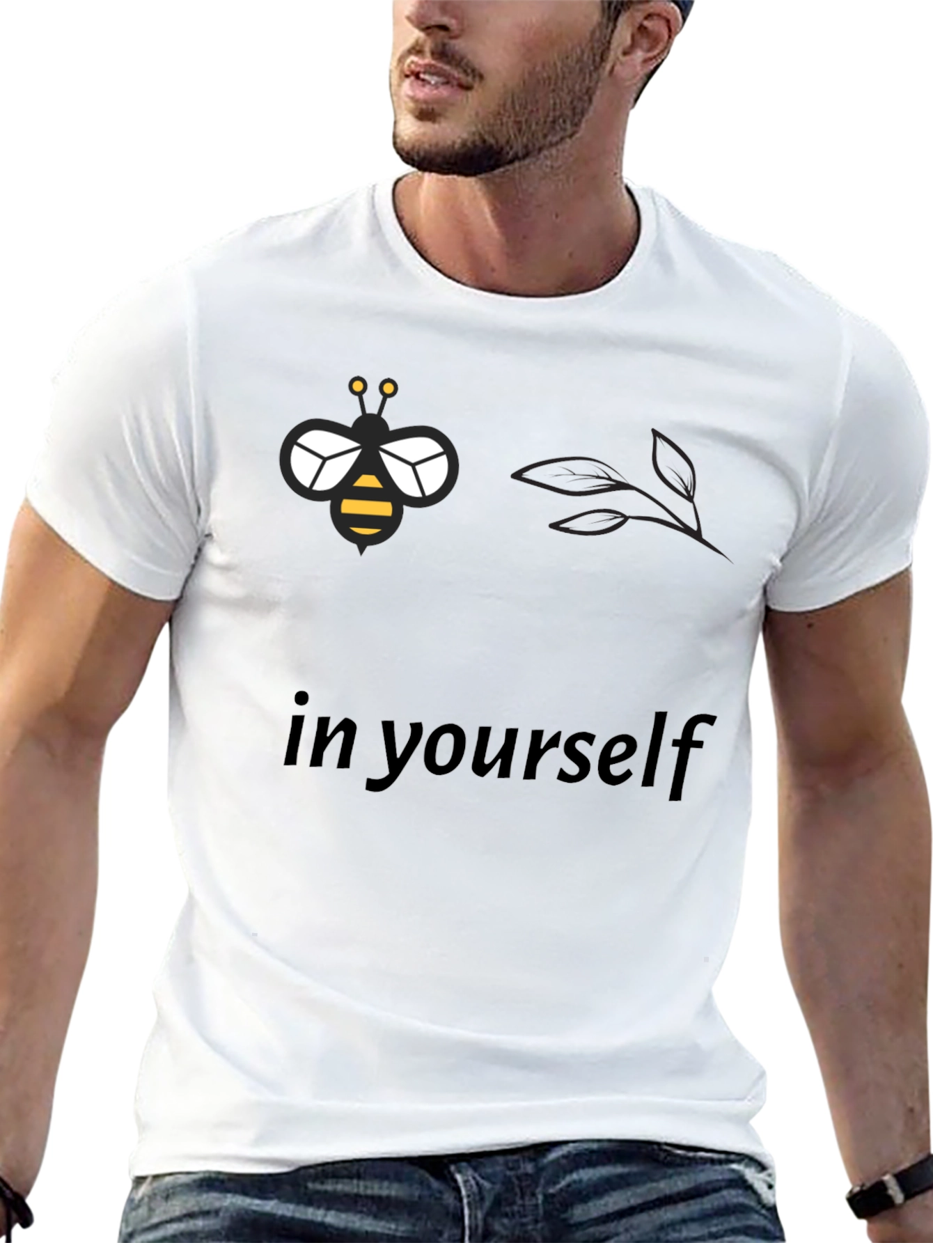 Bee Yourself Black T-Shirt