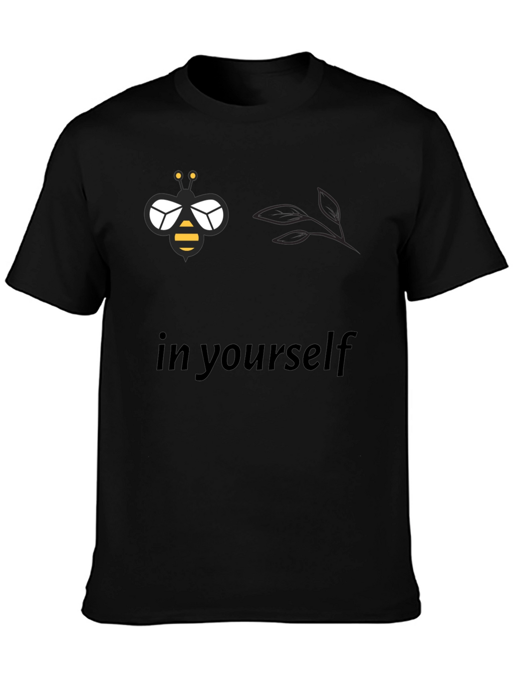 Bee Yourself Black T-Shirt