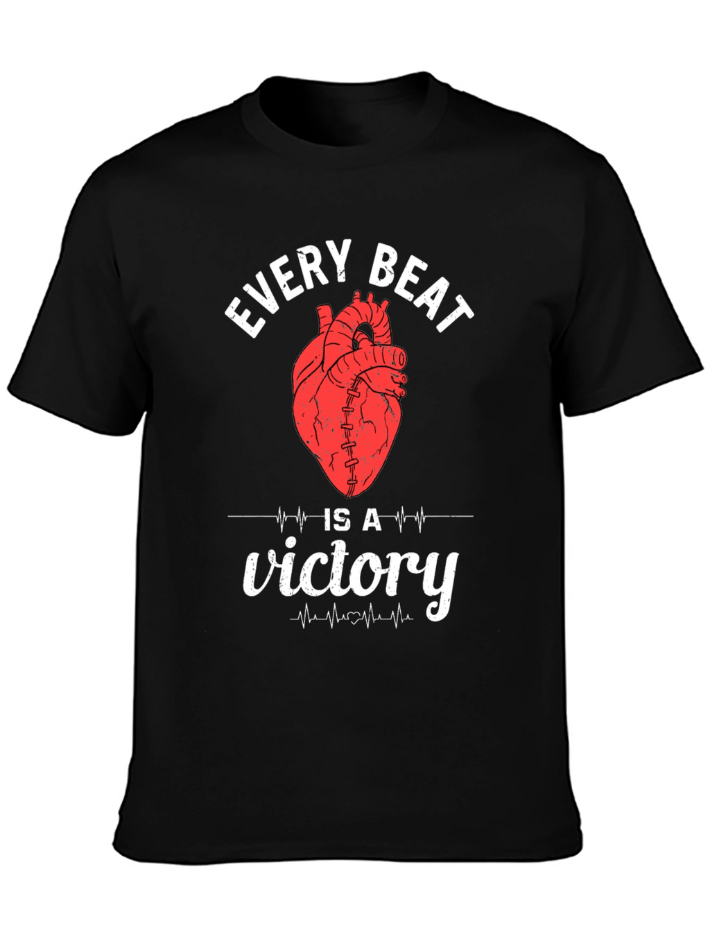 Every Beat Is A Victory Heart T-Shirt