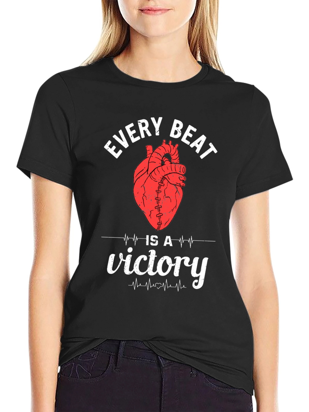 Every Beat Is A Victory Heart T-Shirt