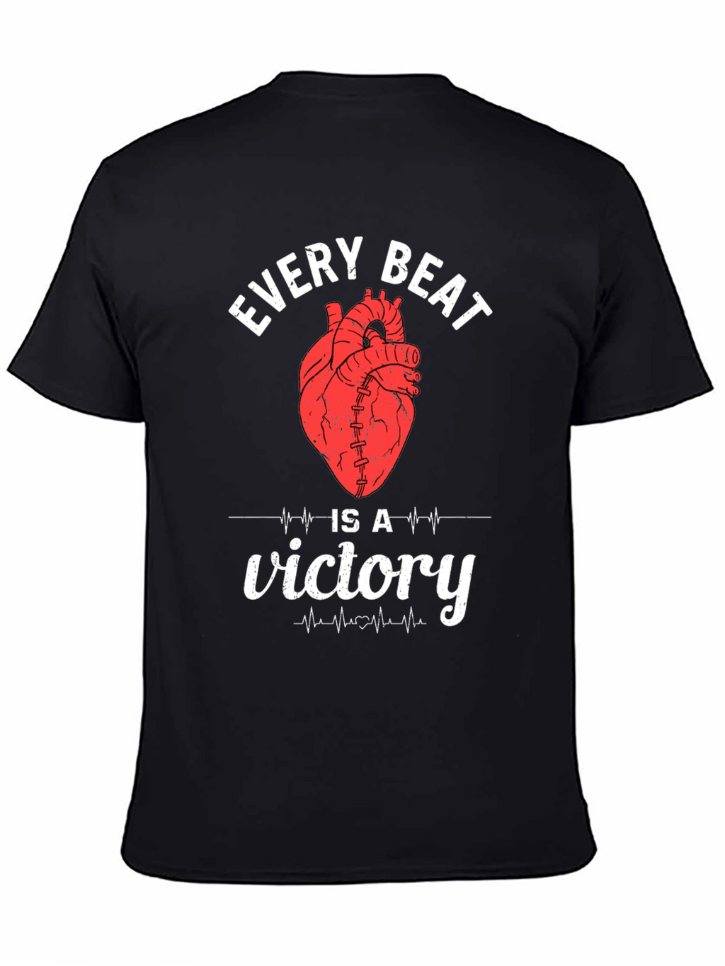 Every Beat Is A Victory Heart T-Shirt